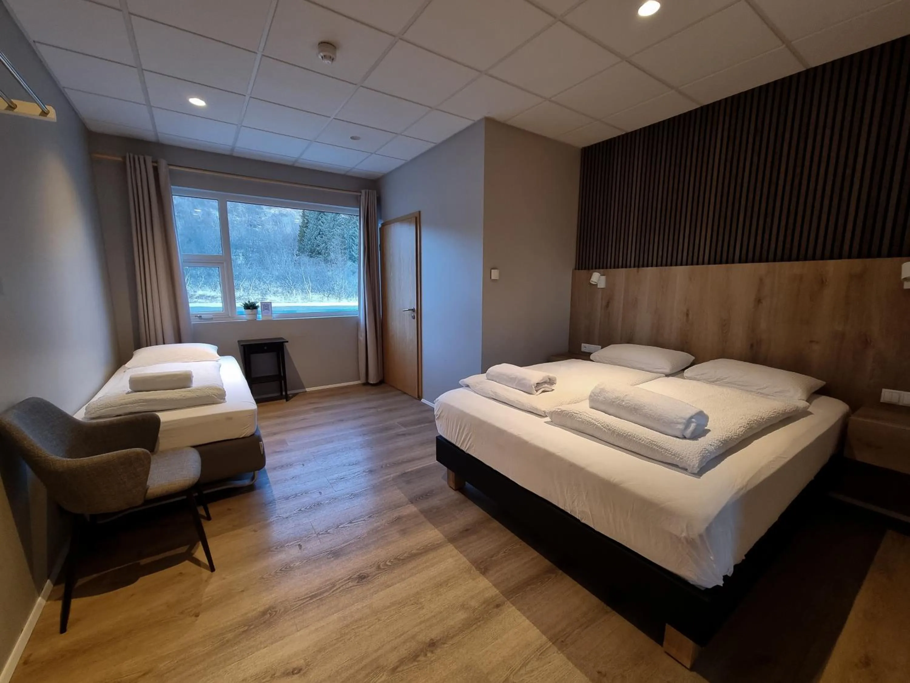 Bedroom, Bed in Hótel Laugarvatn