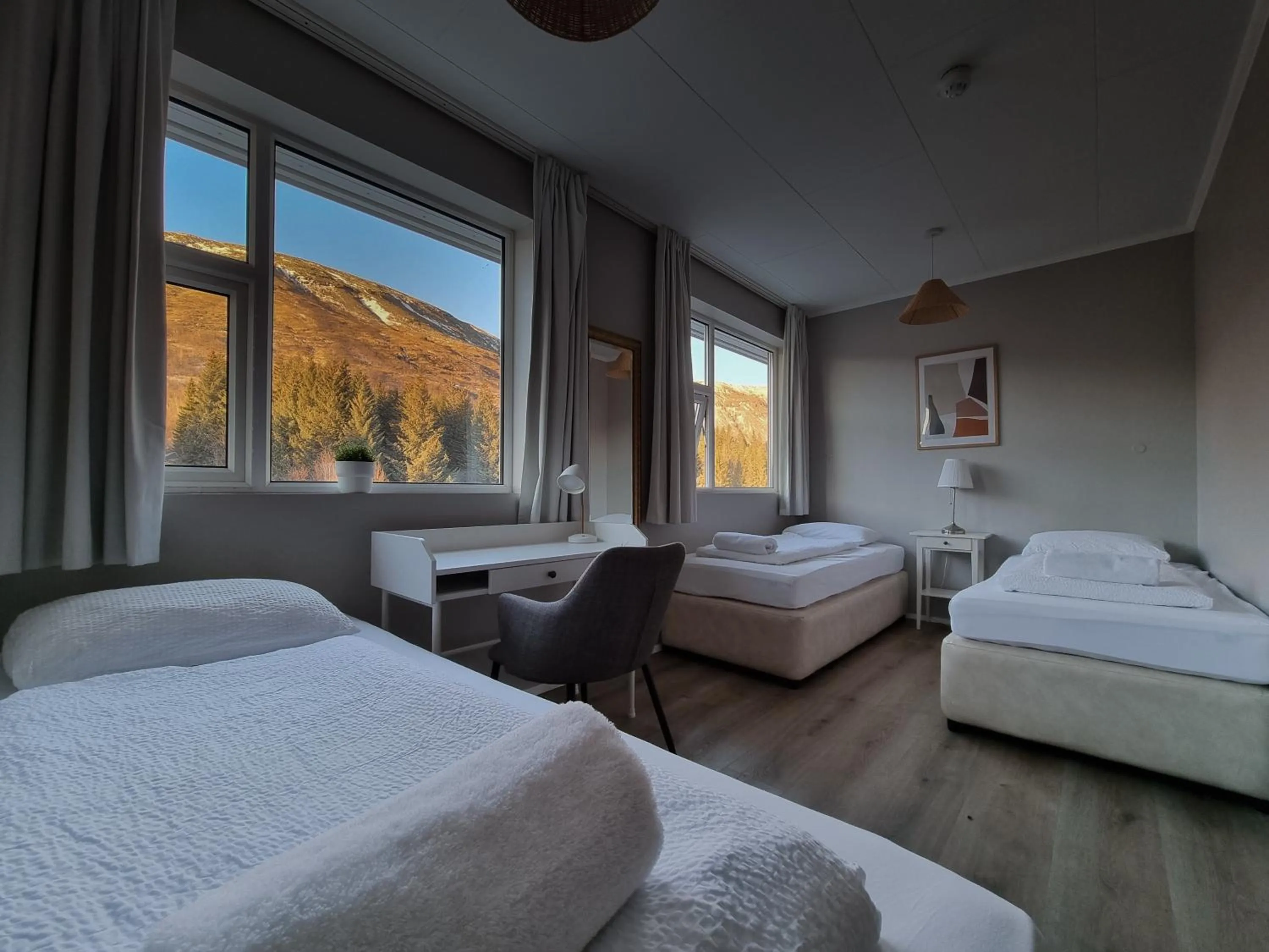 Bed in Hótel Laugarvatn