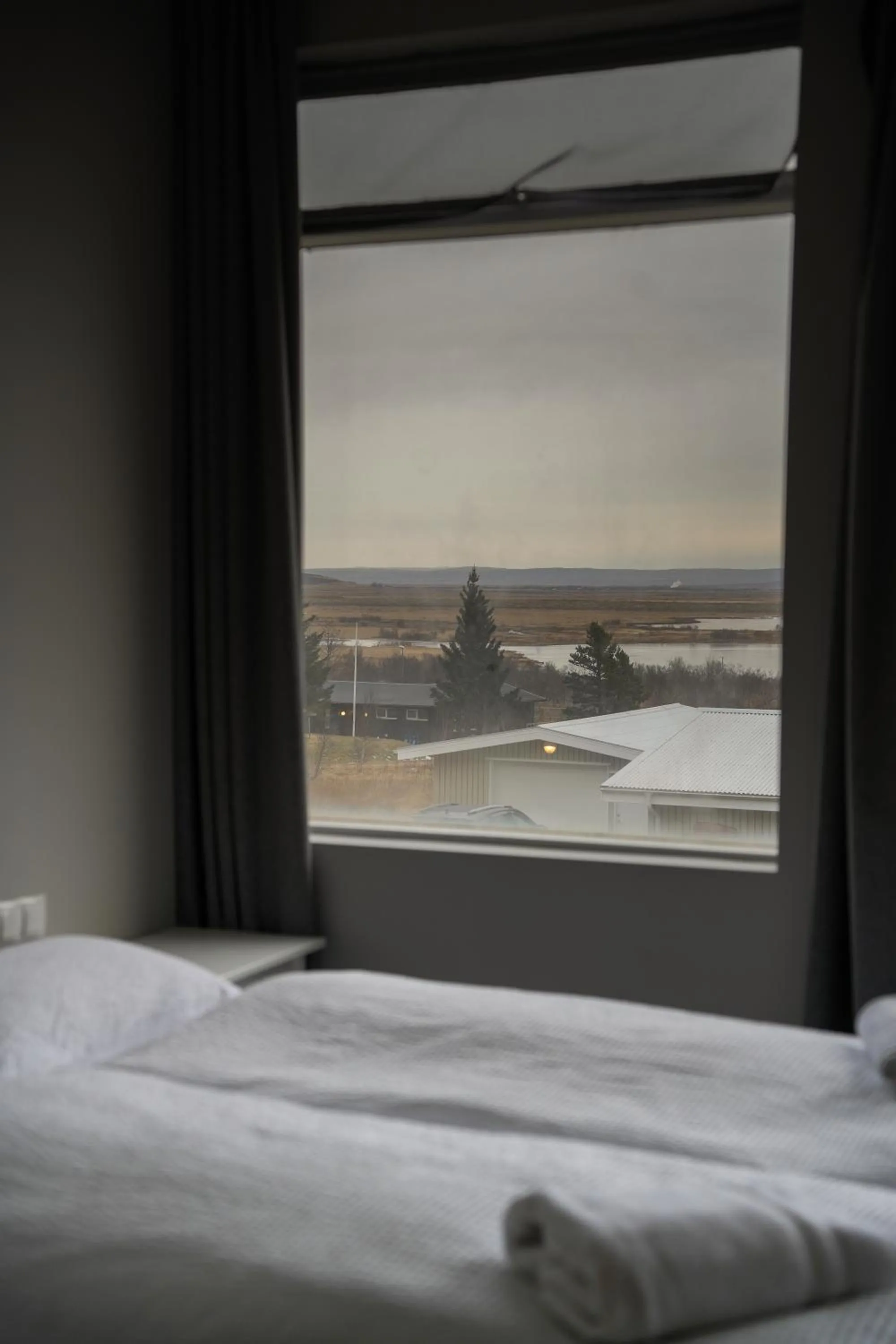 Bedroom, Bed in Hótel Laugarvatn
