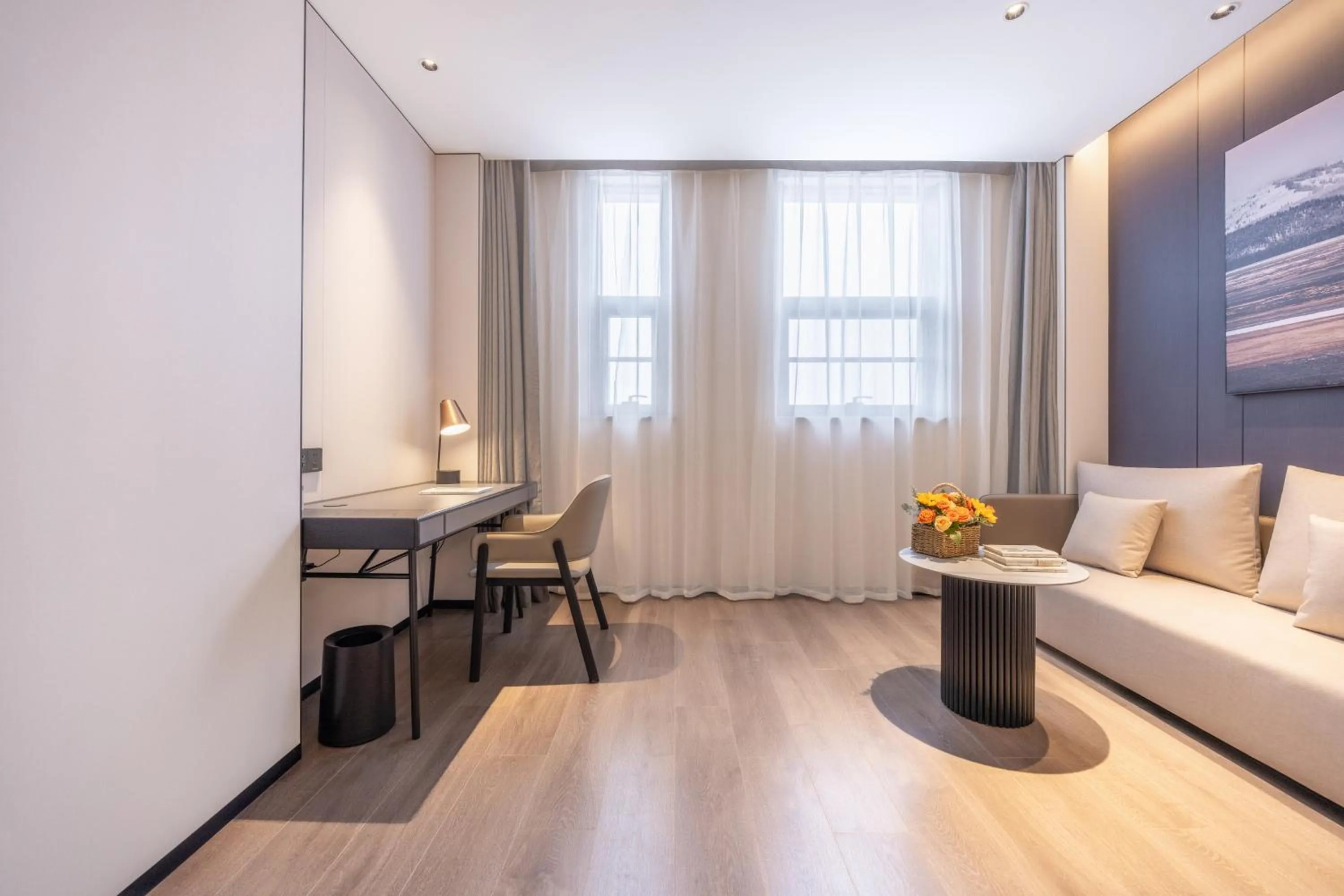 Photo of the whole room in Atour Hotel Xuzhou Yunlong Lake Zhushan Scenic Area