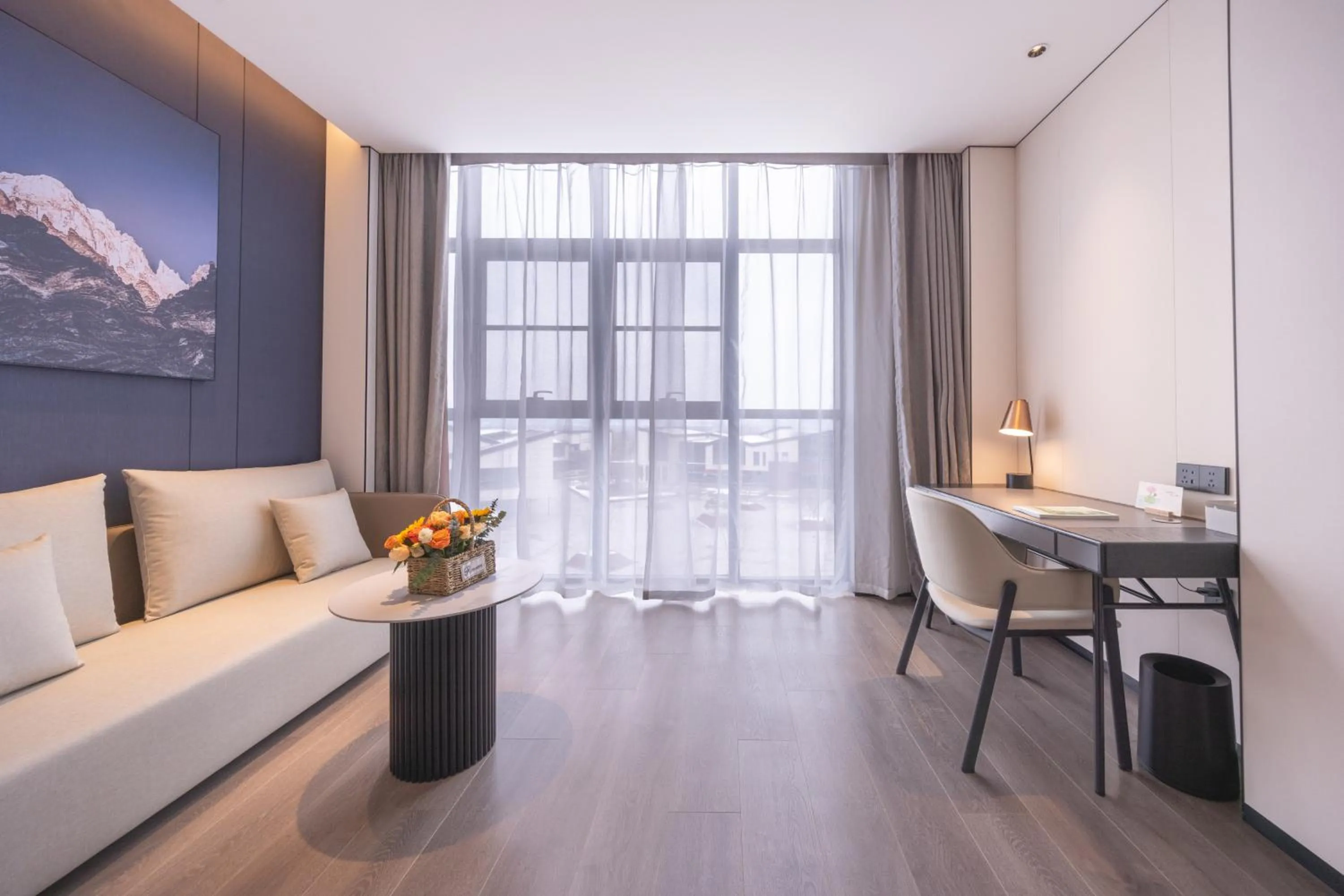 Photo of the whole room in Atour Hotel Xuzhou Yunlong Lake Zhushan Scenic Area