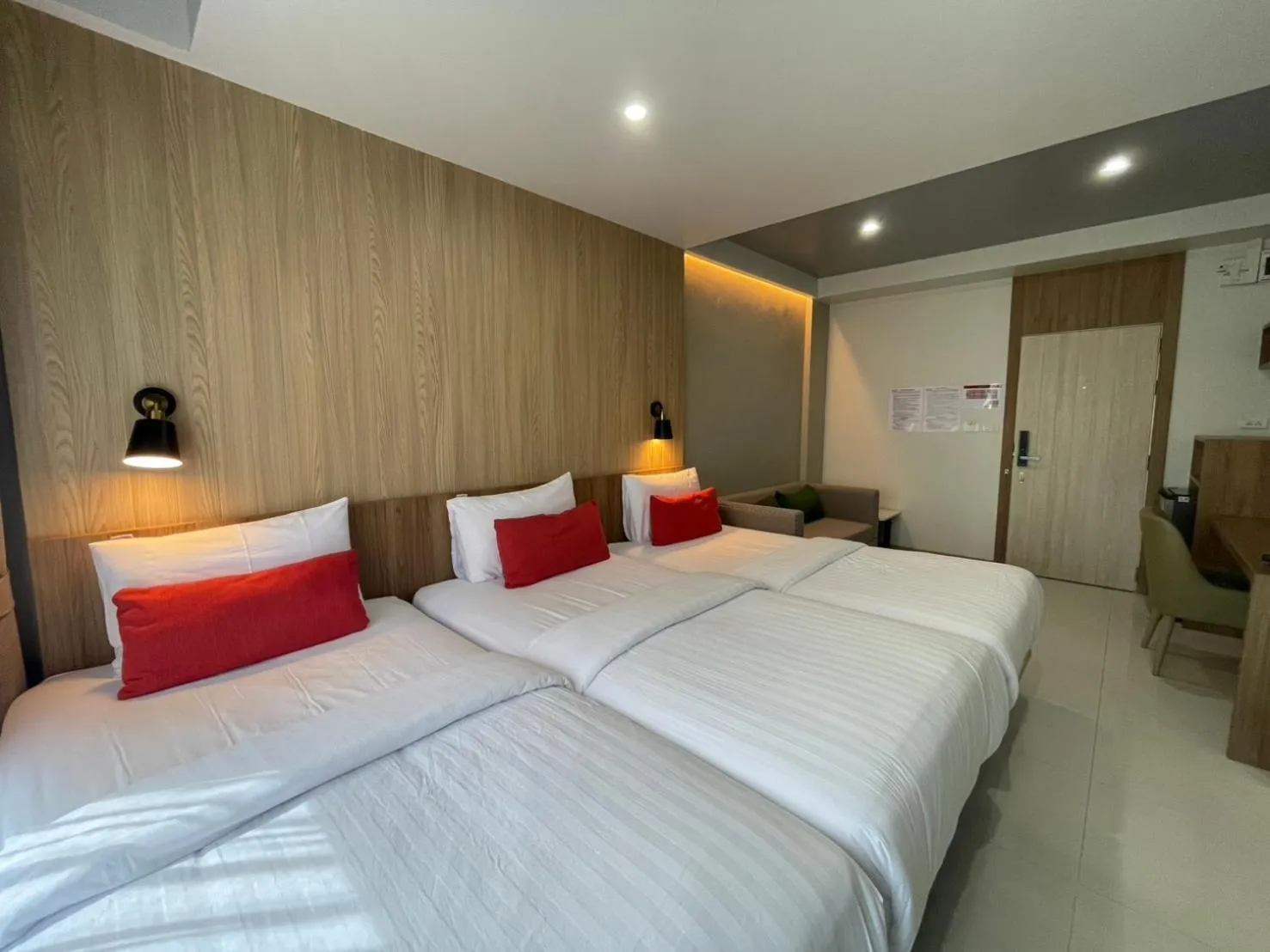 Bed in Bangkok Mystay Hotel Rangsit