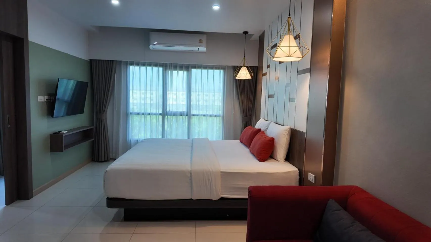 Bed in Bangkok Mystay Hotel Rangsit