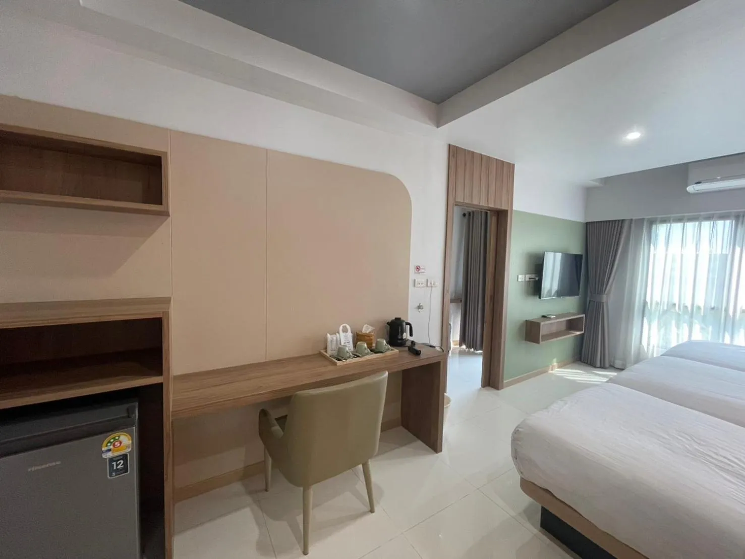 Bed in Bangkok Mystay Hotel Rangsit