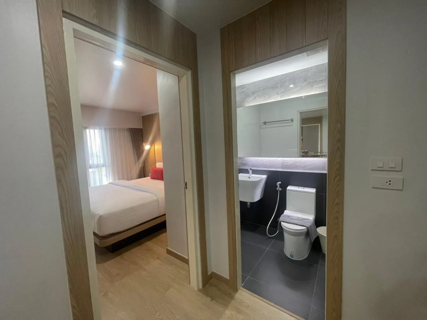 Bed in Bangkok Mystay Hotel Rangsit