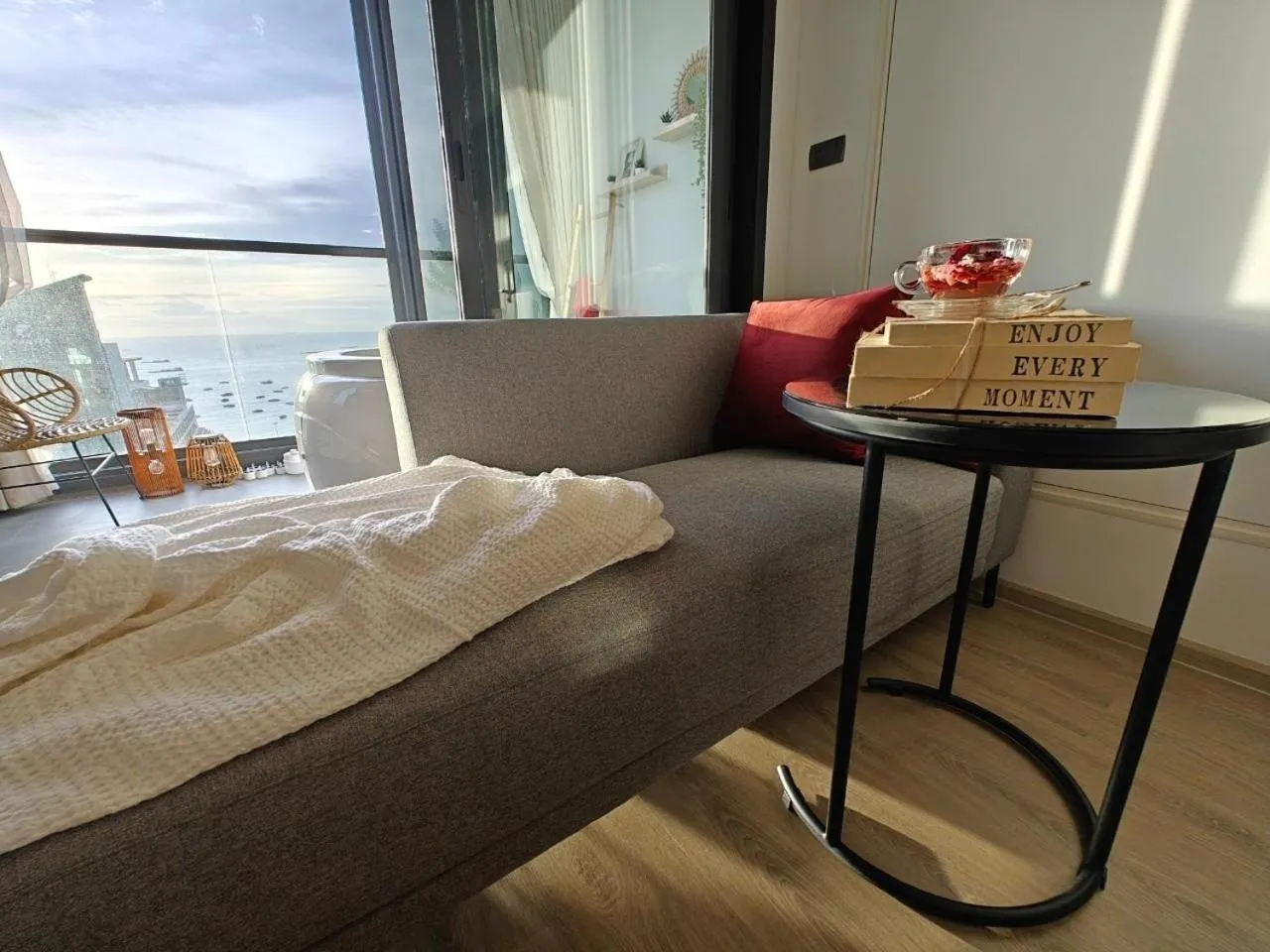 View (from property/room), Bed in Edge Central Pattaya by Mickey