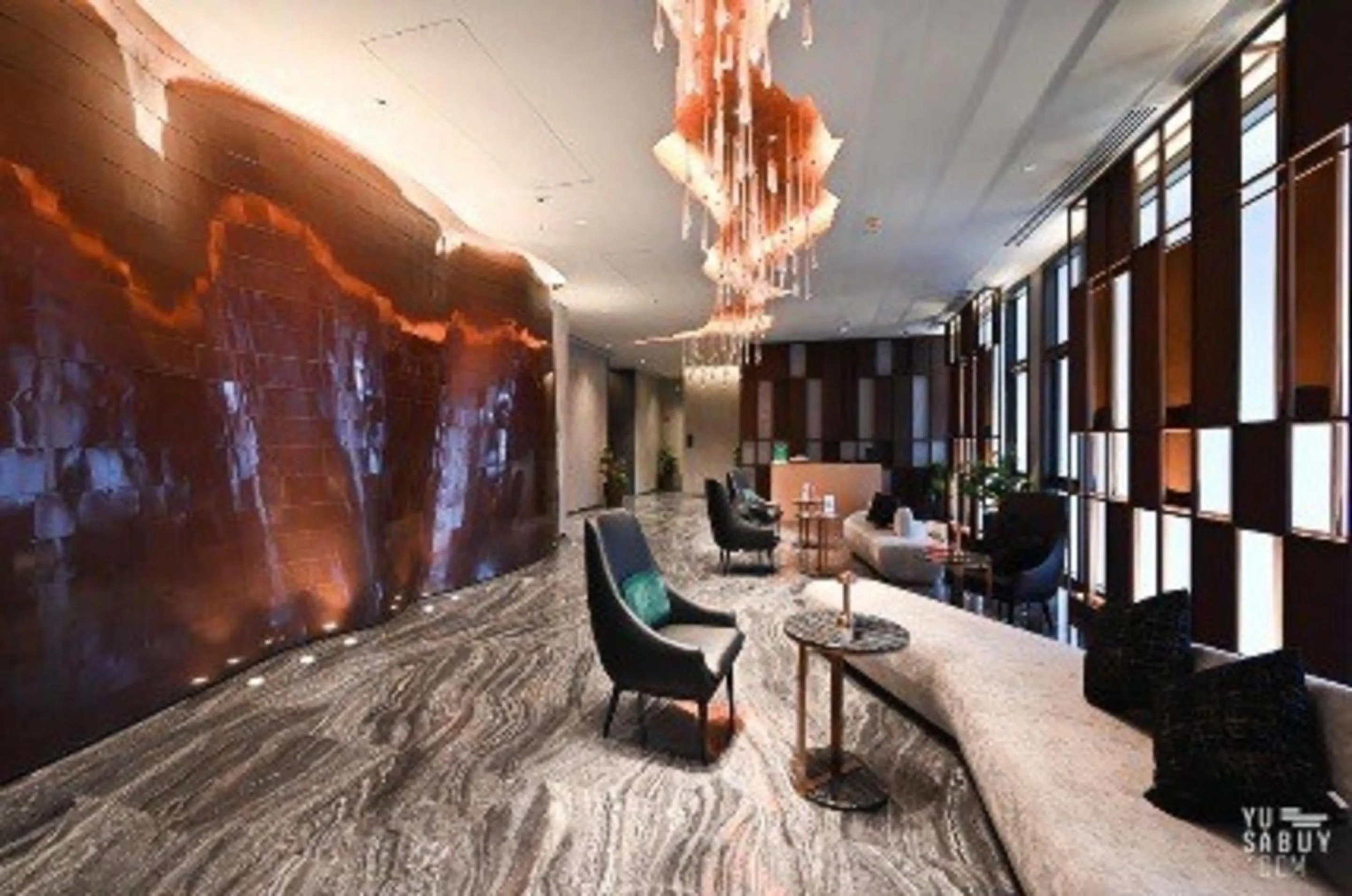 Living room in Edge Central Pattaya by Mickey