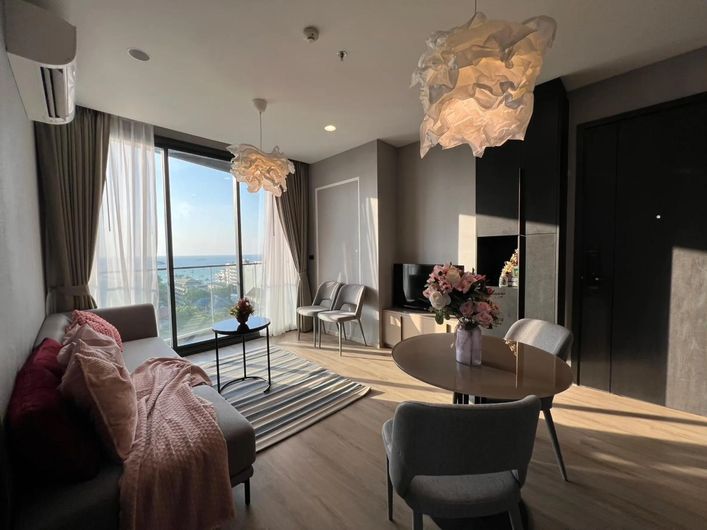 Living room in Edge Central Pattaya by Mickey