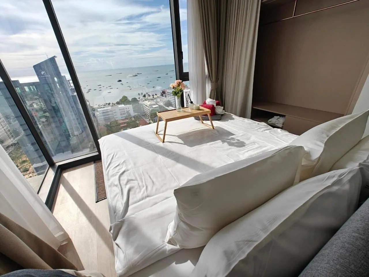 Bed in Edge Central Pattaya by Mickey