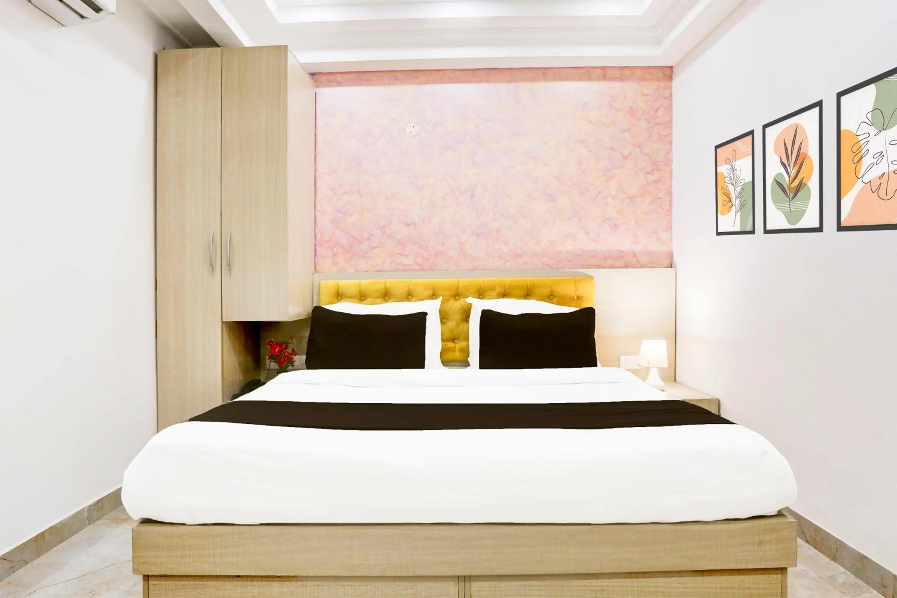 Bedroom, Bed in Townhouse Eden Garden Zirakpur