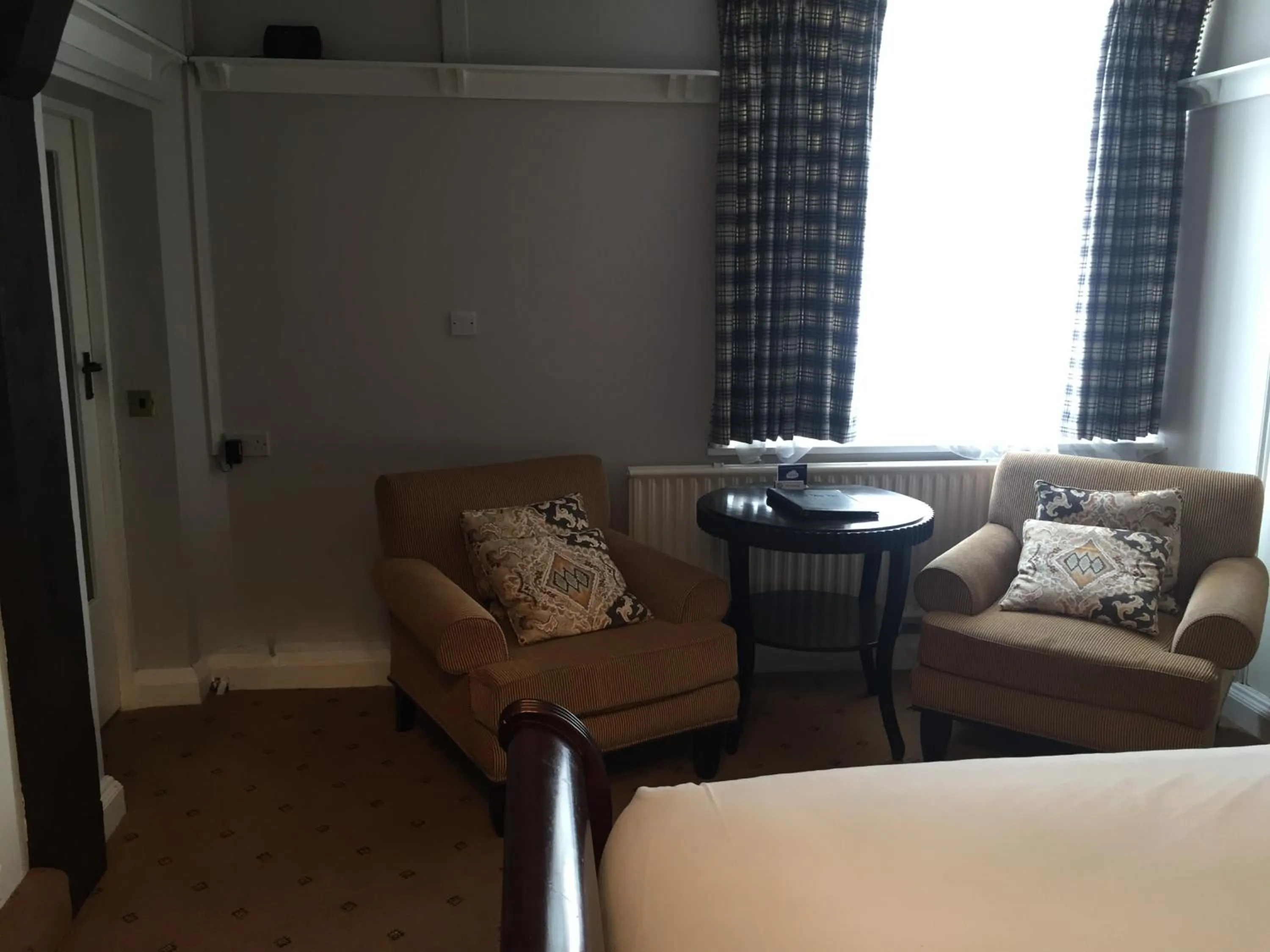 Seating area in The Tudor Hotel