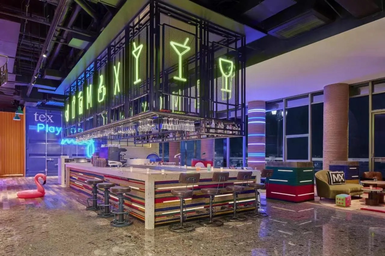 Lobby or reception in Moxy Ningbo Old Bund