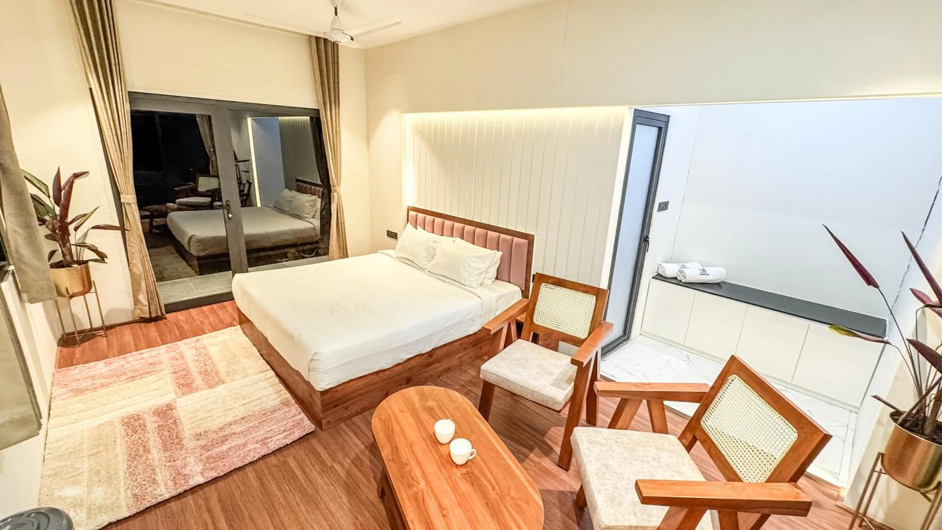 Bedroom, Bed in Tomorrowland Farms and Suites