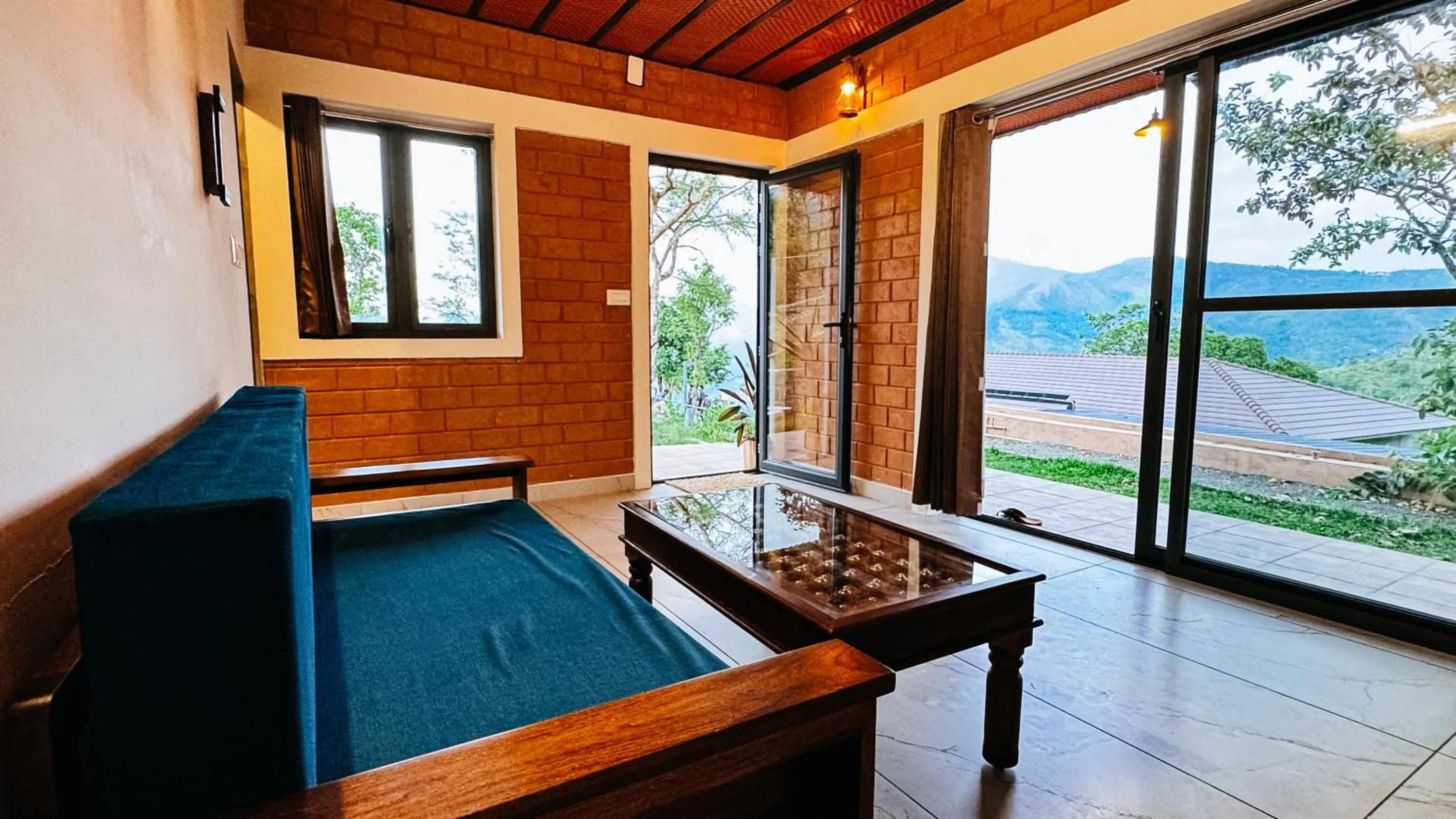 Seating area in Tomorrowland Farms and Suites