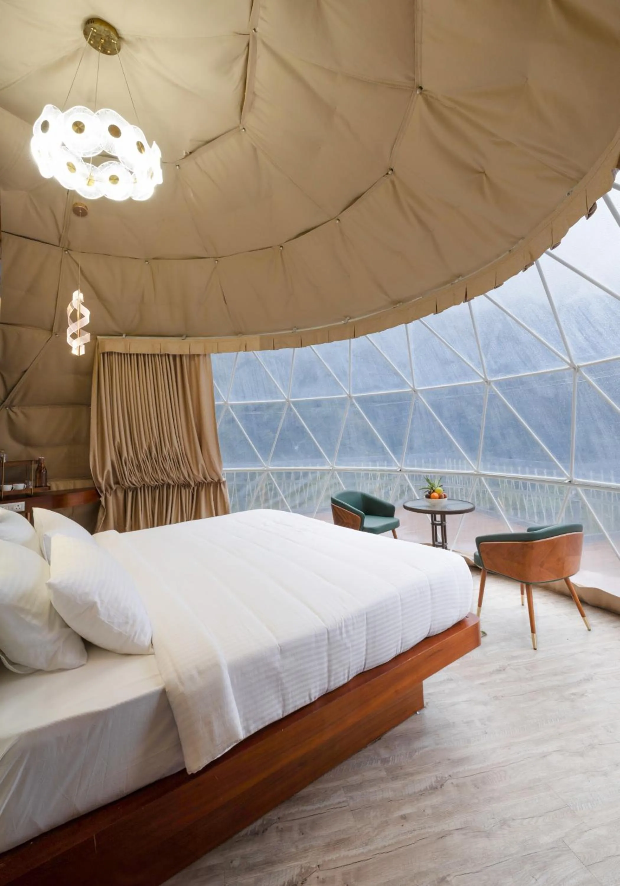 Bed in Tomorrowland Farms and Suites