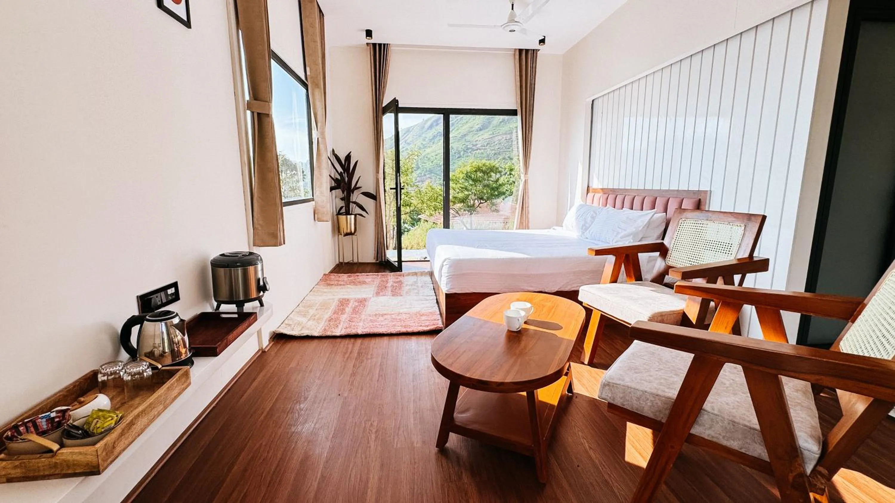 Bed in Tomorrowland Farms and Suites