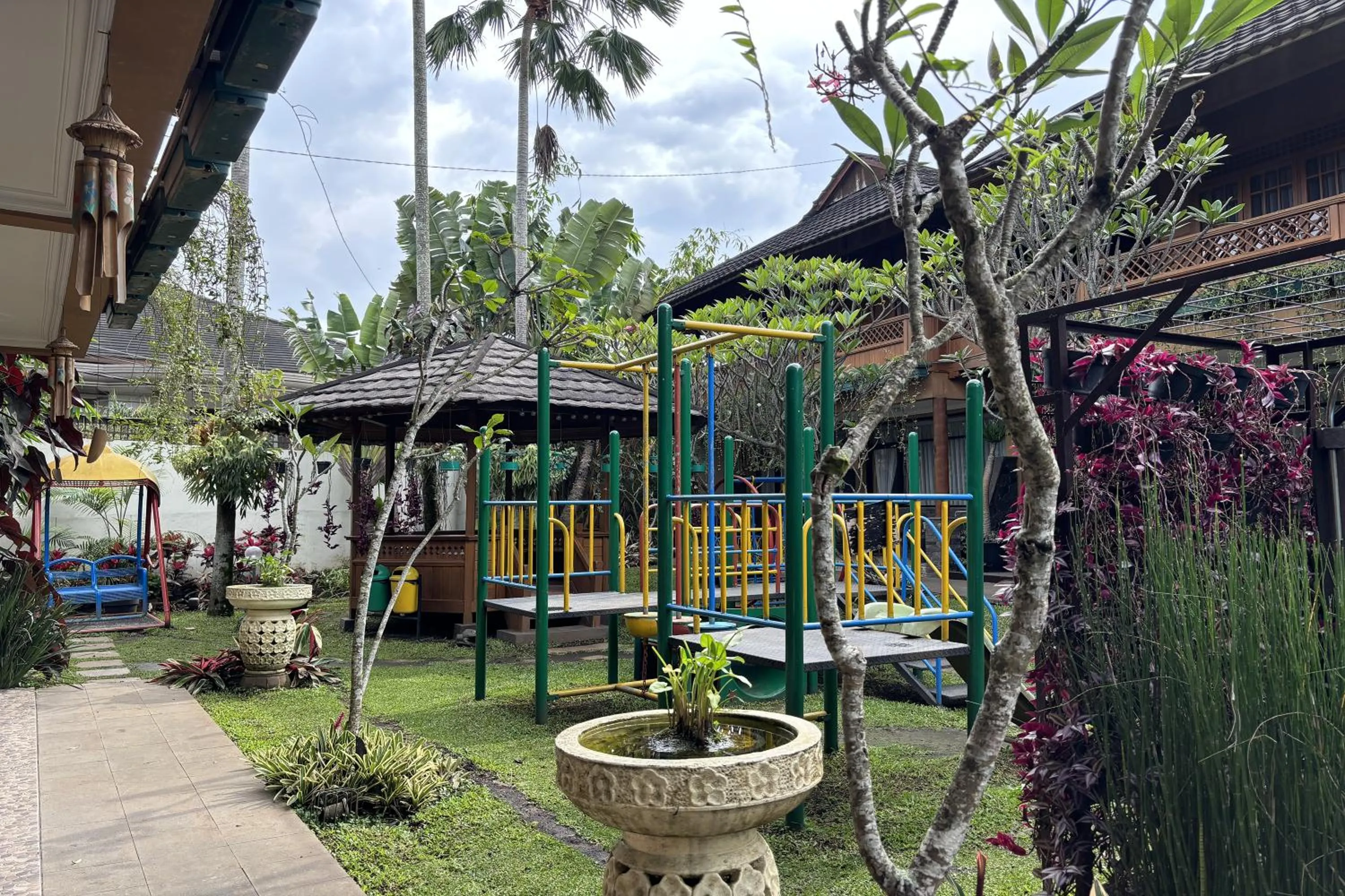 Children play ground in Hotel Pesona Bamboe Lembang