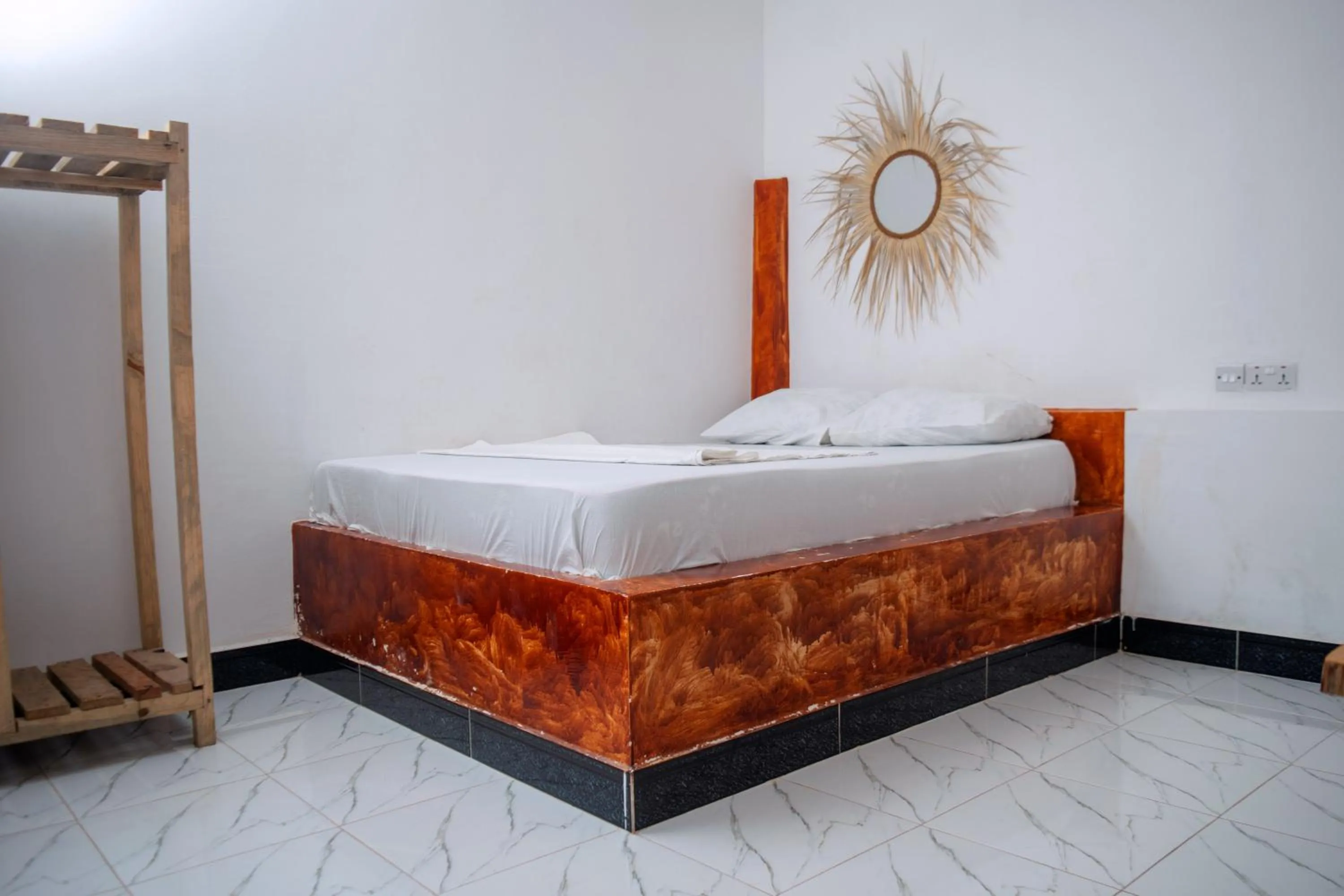 Bedroom, Bed in New Jambo Bungalows