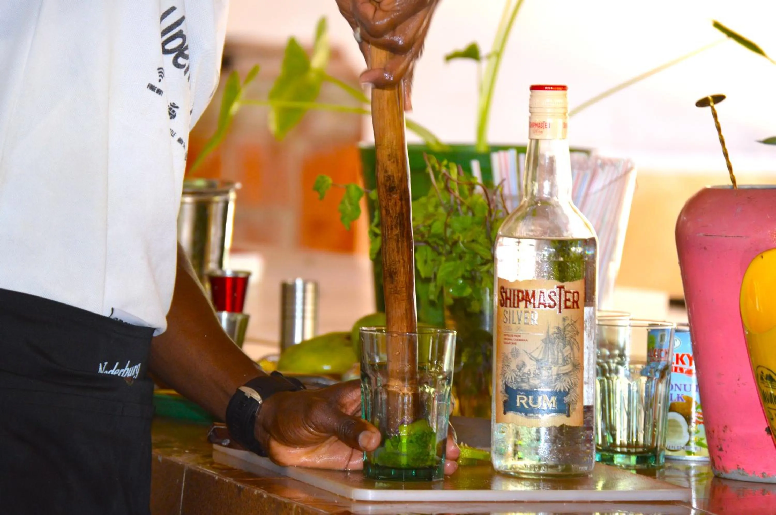 Lounge or bar in New Jambo Bungalows