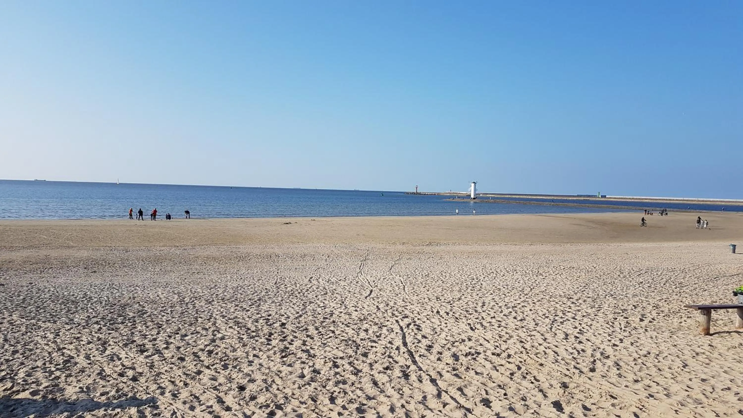 Beach in Savona Świnoujście