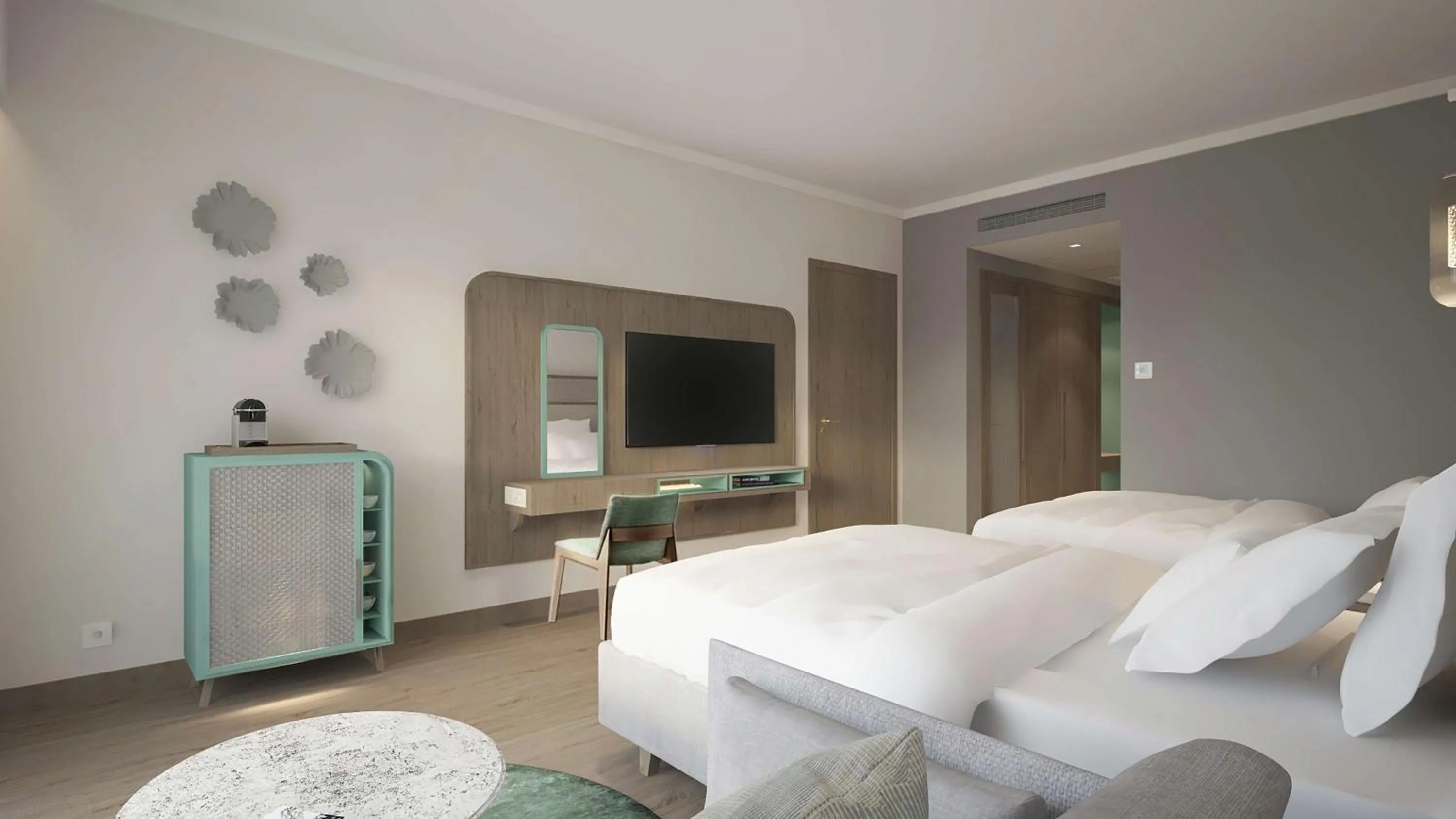 Bed in Doubletree By Hilton Mangroovy El Gouna Resort