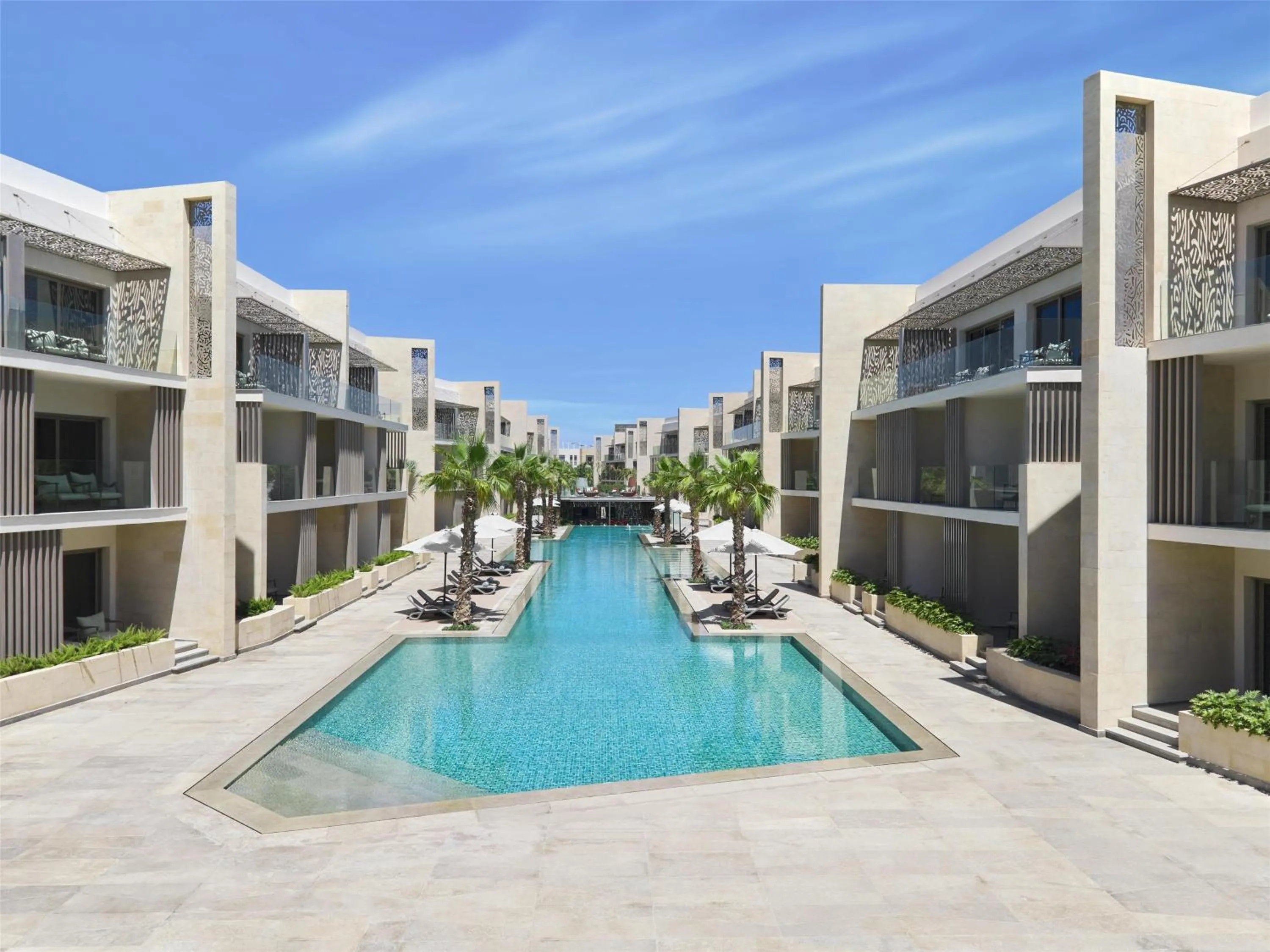 Pool view in Doubletree By Hilton Mangroovy El Gouna Resort