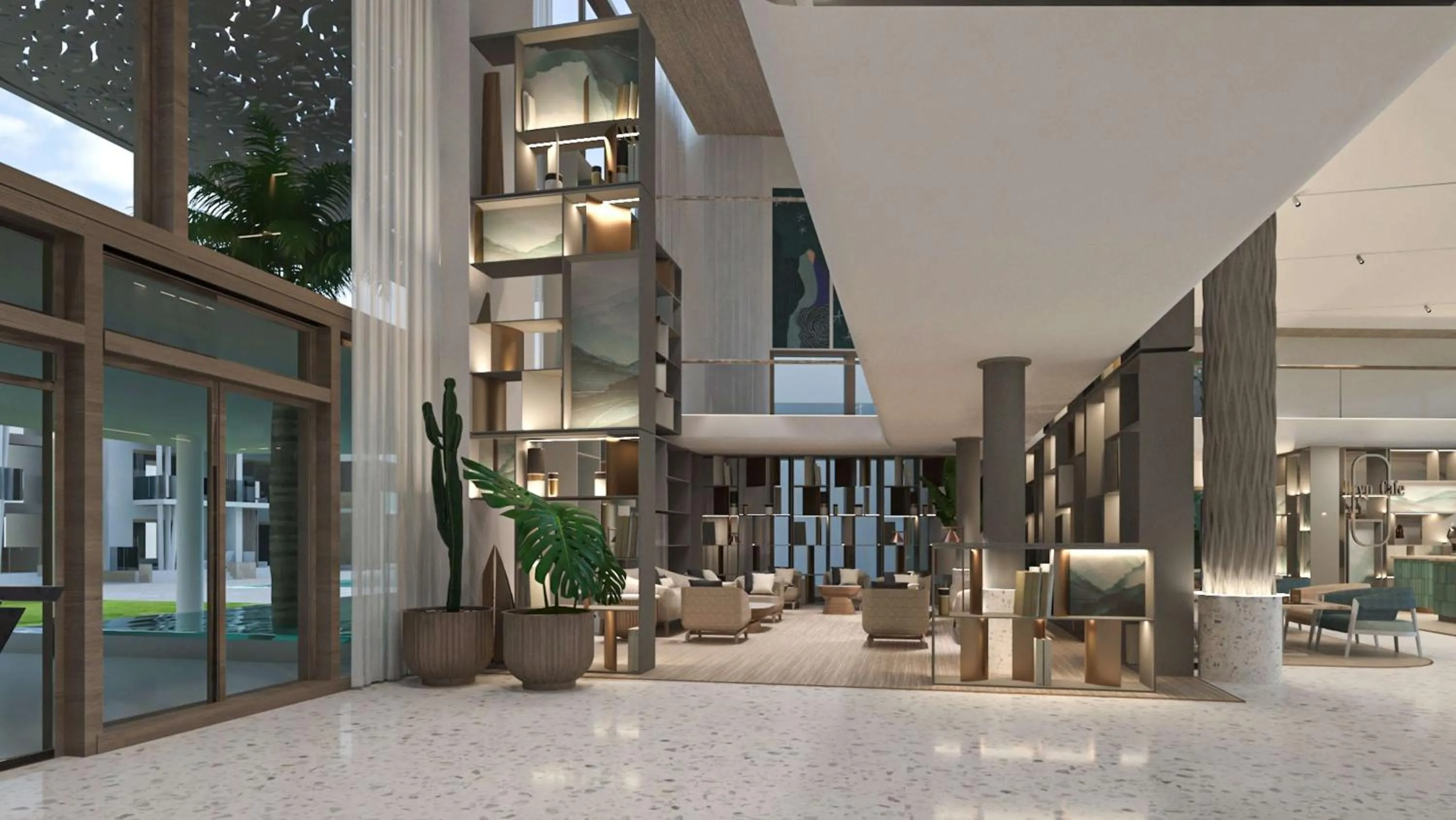 Lobby or reception in Doubletree By Hilton Mangroovy El Gouna Resort