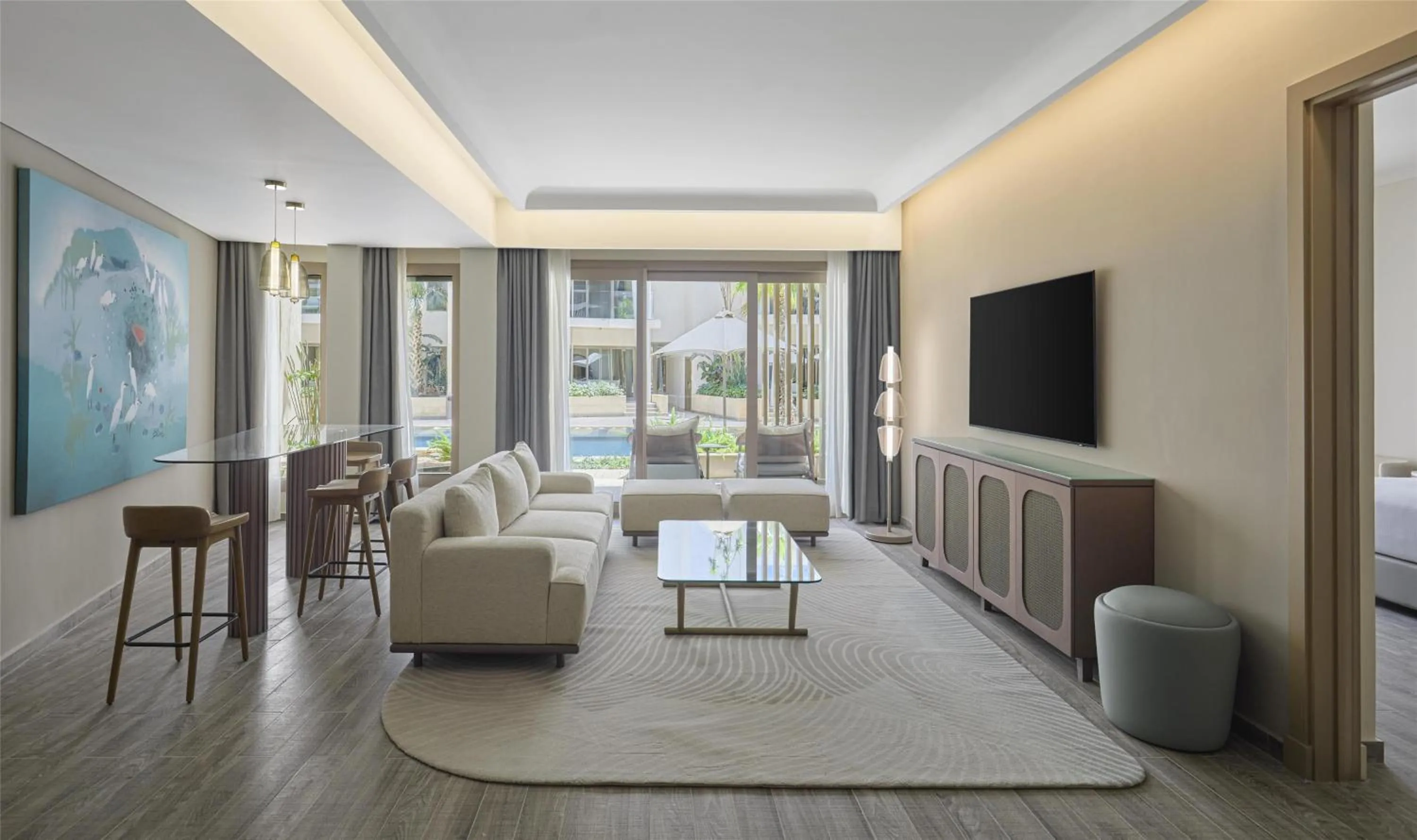 Living room in Doubletree By Hilton Mangroovy El Gouna Resort