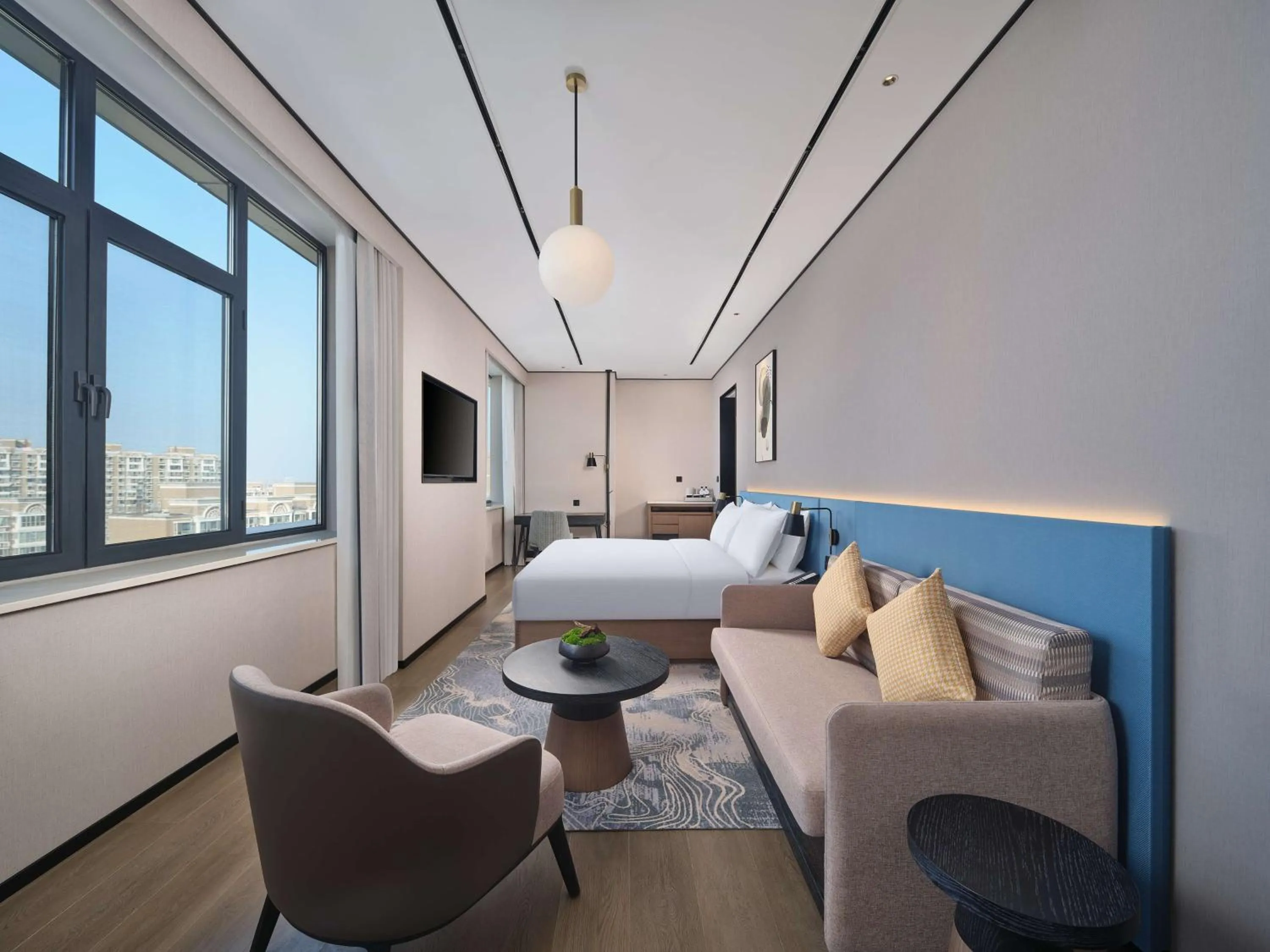 Bed in Hilton Garden Inn Ji'Nan High-Tech Zone