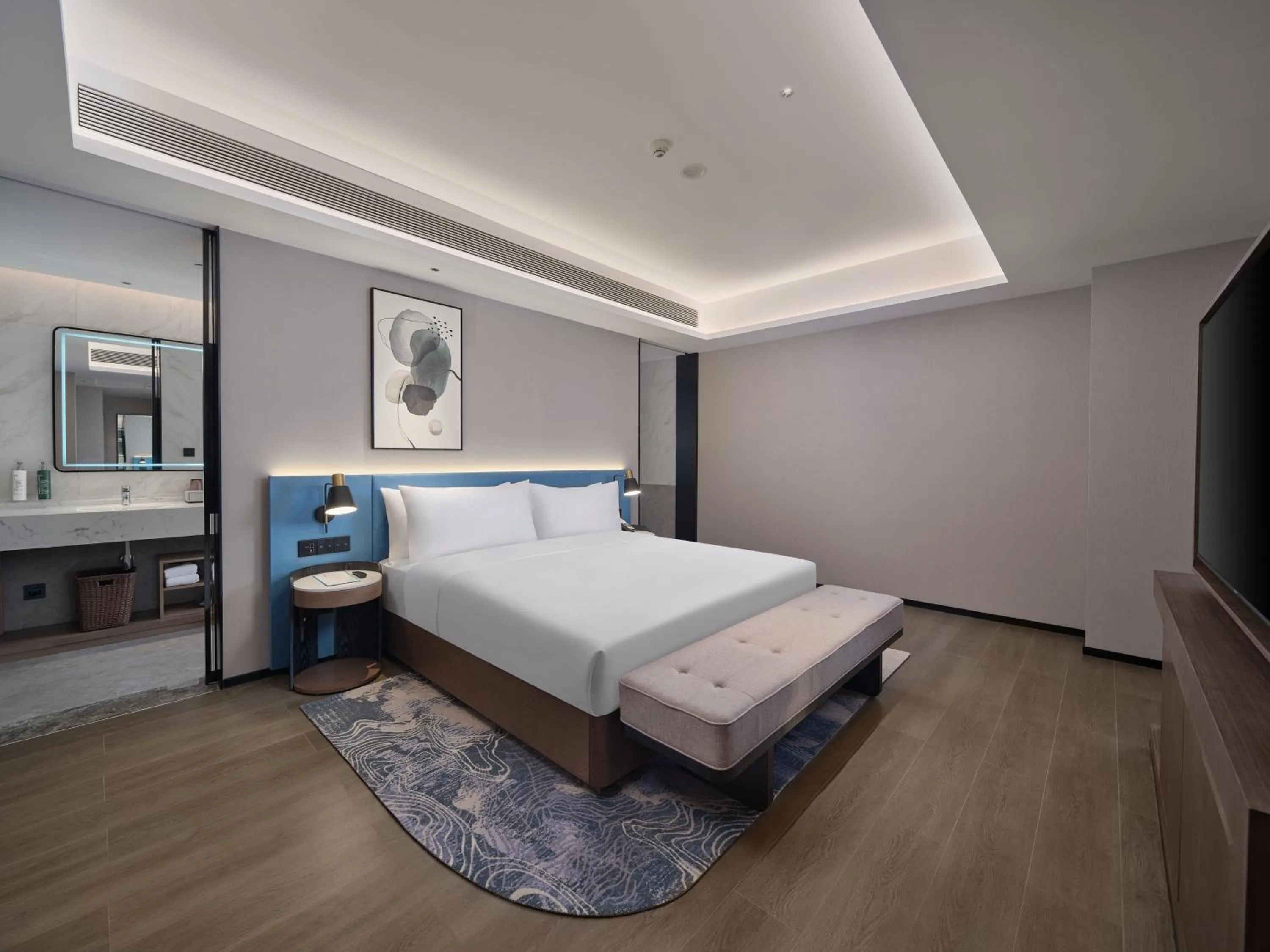 Property building, Bed in Hilton Garden Inn Ji'Nan High-Tech Zone