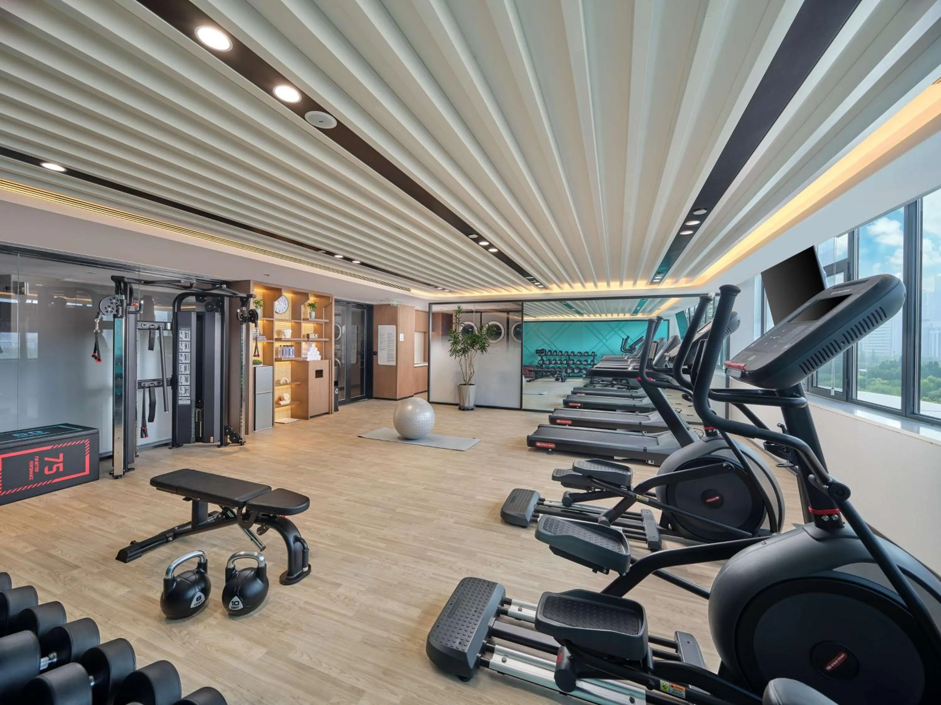 Fitness centre/facilities in Hilton Garden Inn Ji'Nan High-Tech Zone