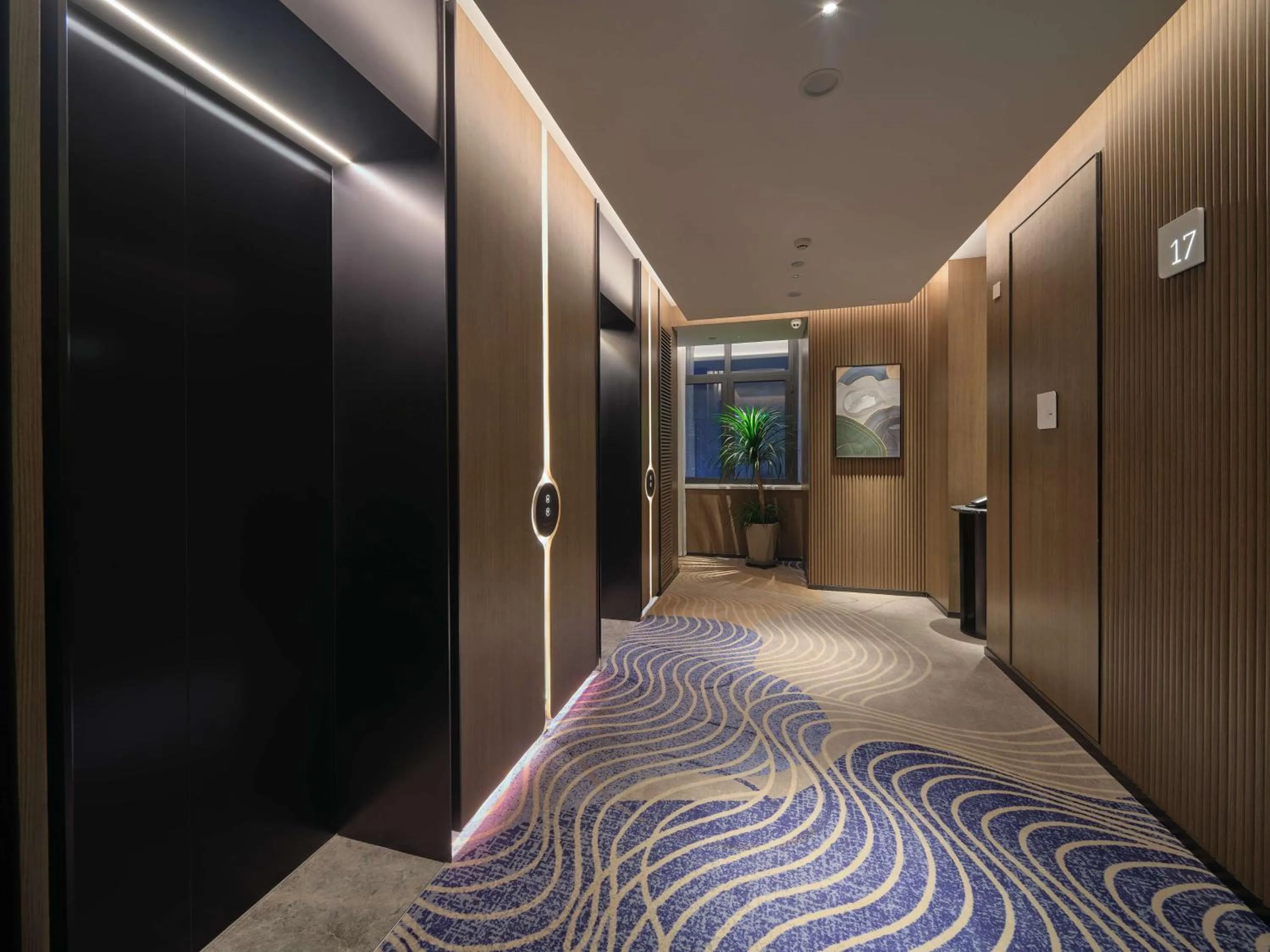 Lobby or reception, Bed in Hilton Garden Inn Ji'Nan High-Tech Zone