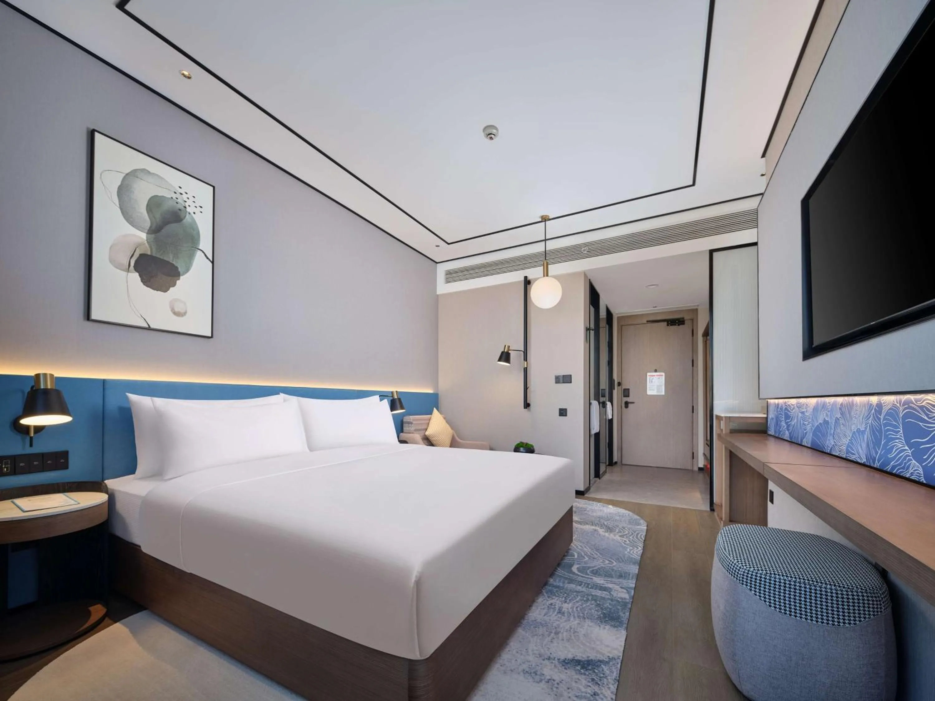 Bed in Hilton Garden Inn Ji'Nan High-Tech Zone