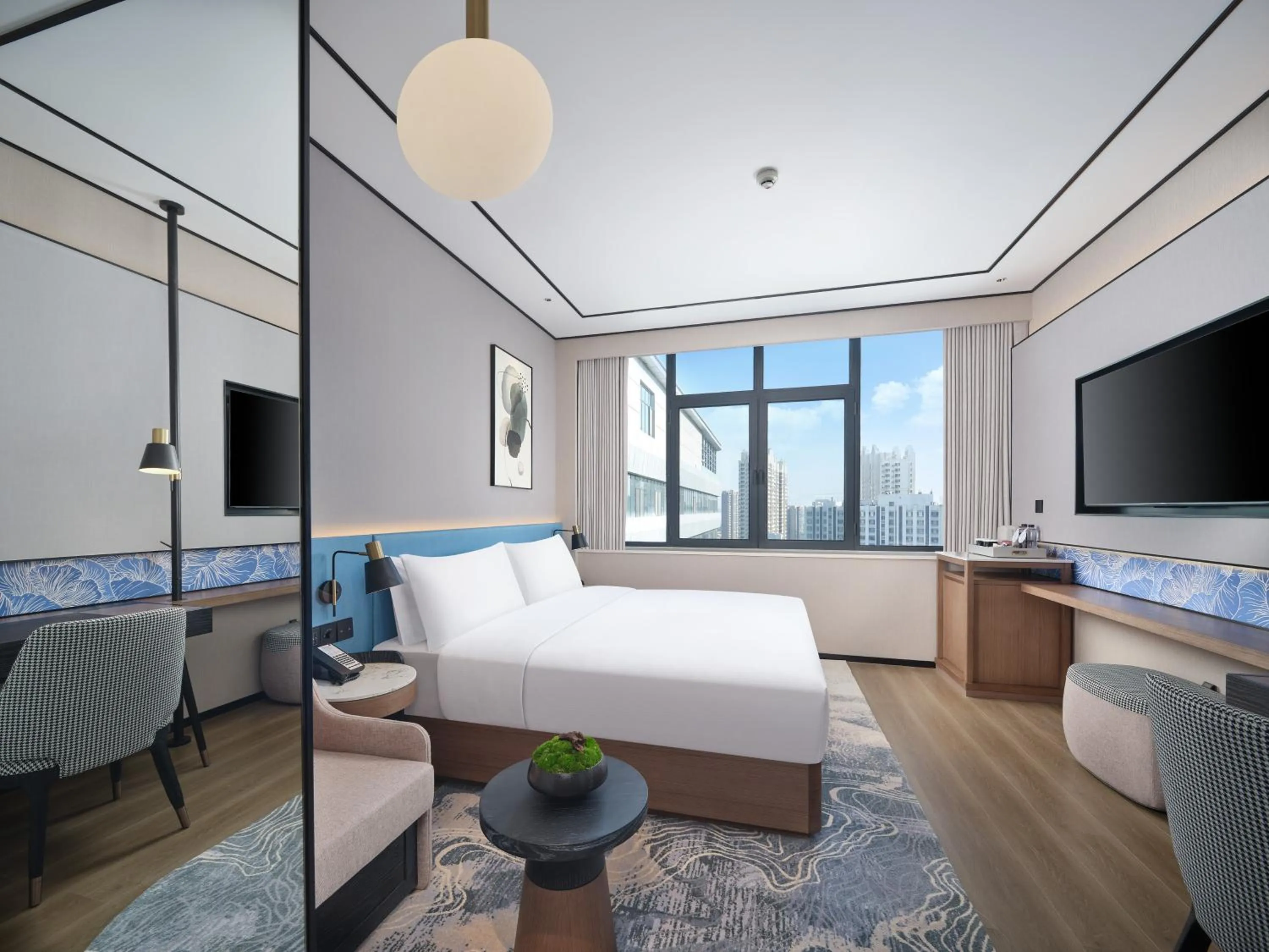 Property building, Bed in Hilton Garden Inn Ji'Nan High-Tech Zone