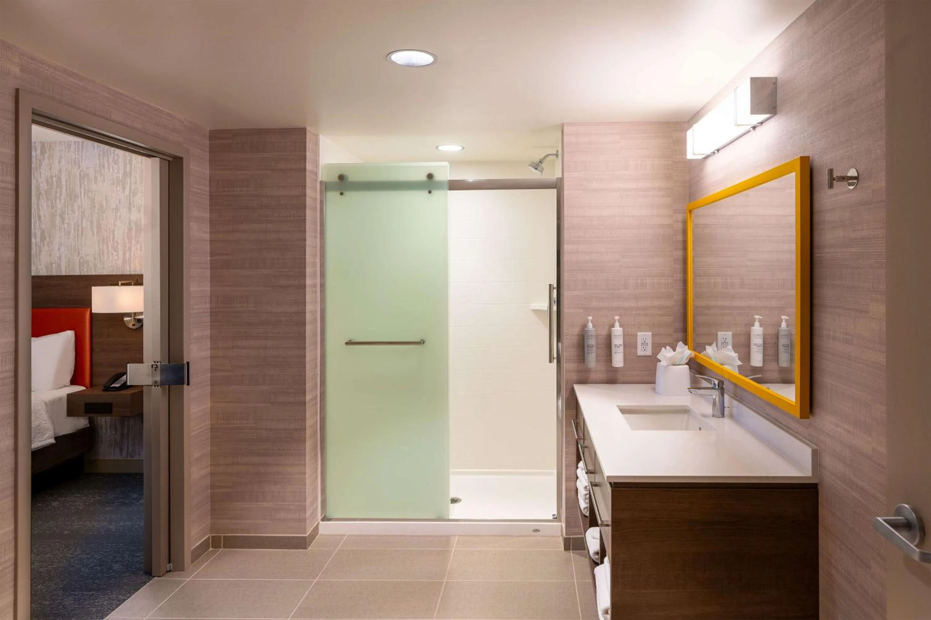 Bathroom in Home2 Suites by Hilton Bozeman Midtown