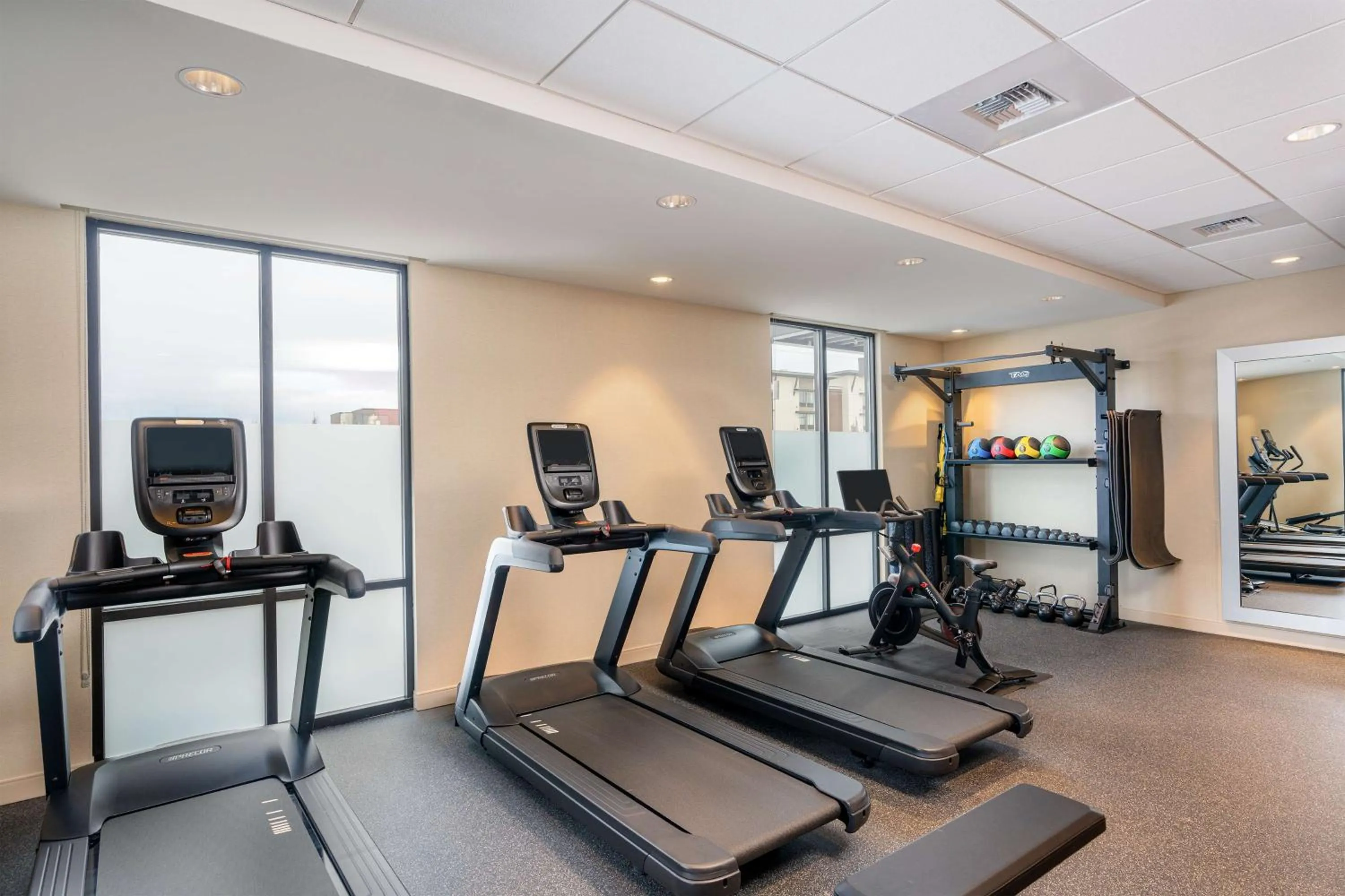 Fitness centre/facilities in Home2 Suites by Hilton Bozeman Midtown