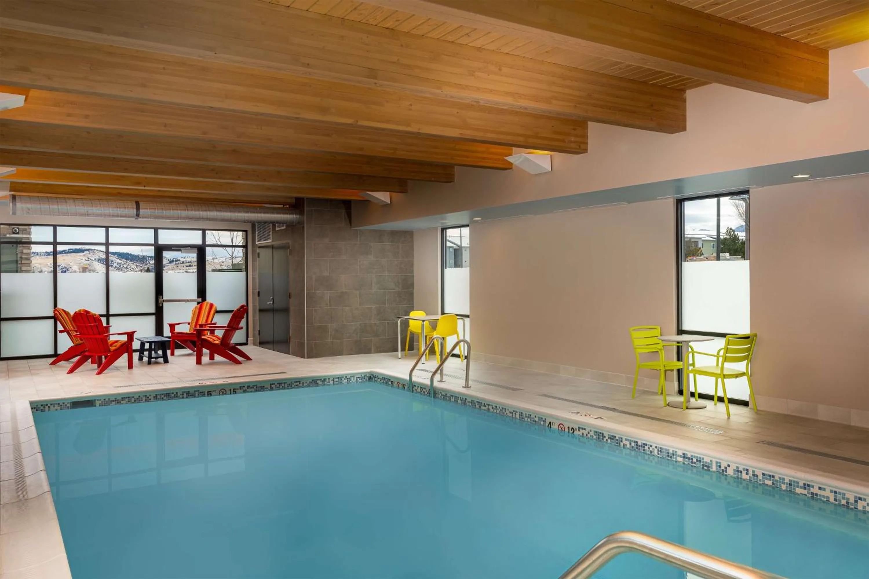 Pool view in Home2 Suites by Hilton Bozeman Midtown