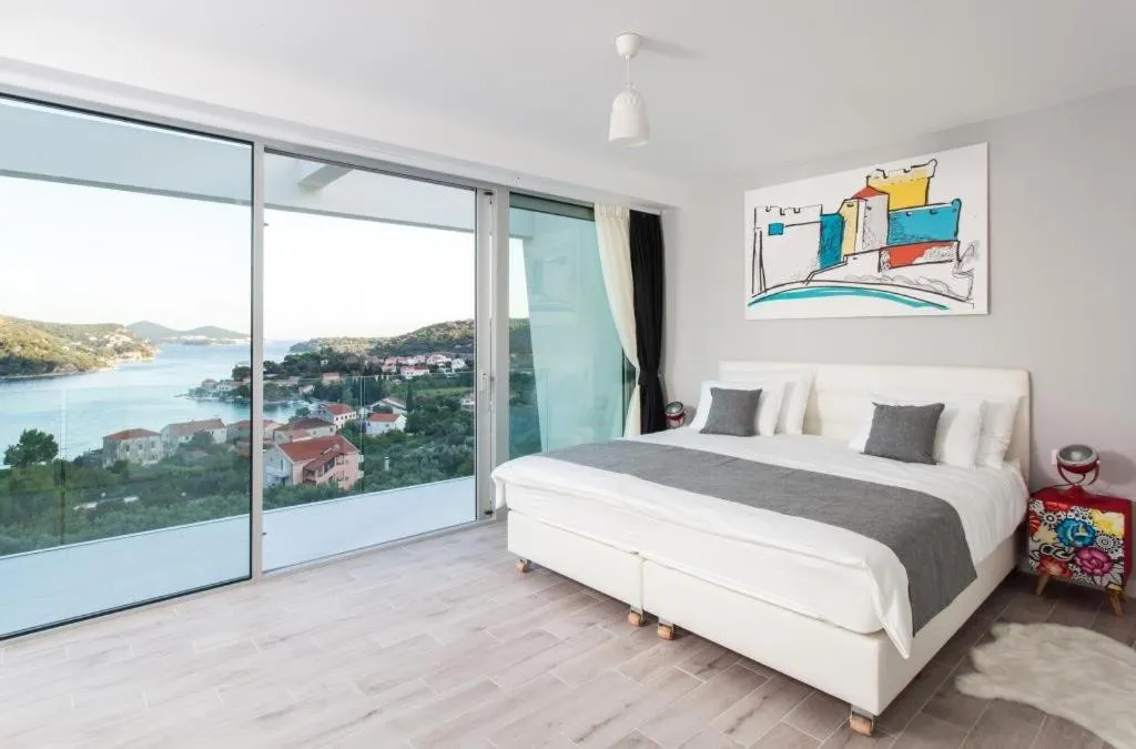 Bedroom, Bed in Villa Dupcic