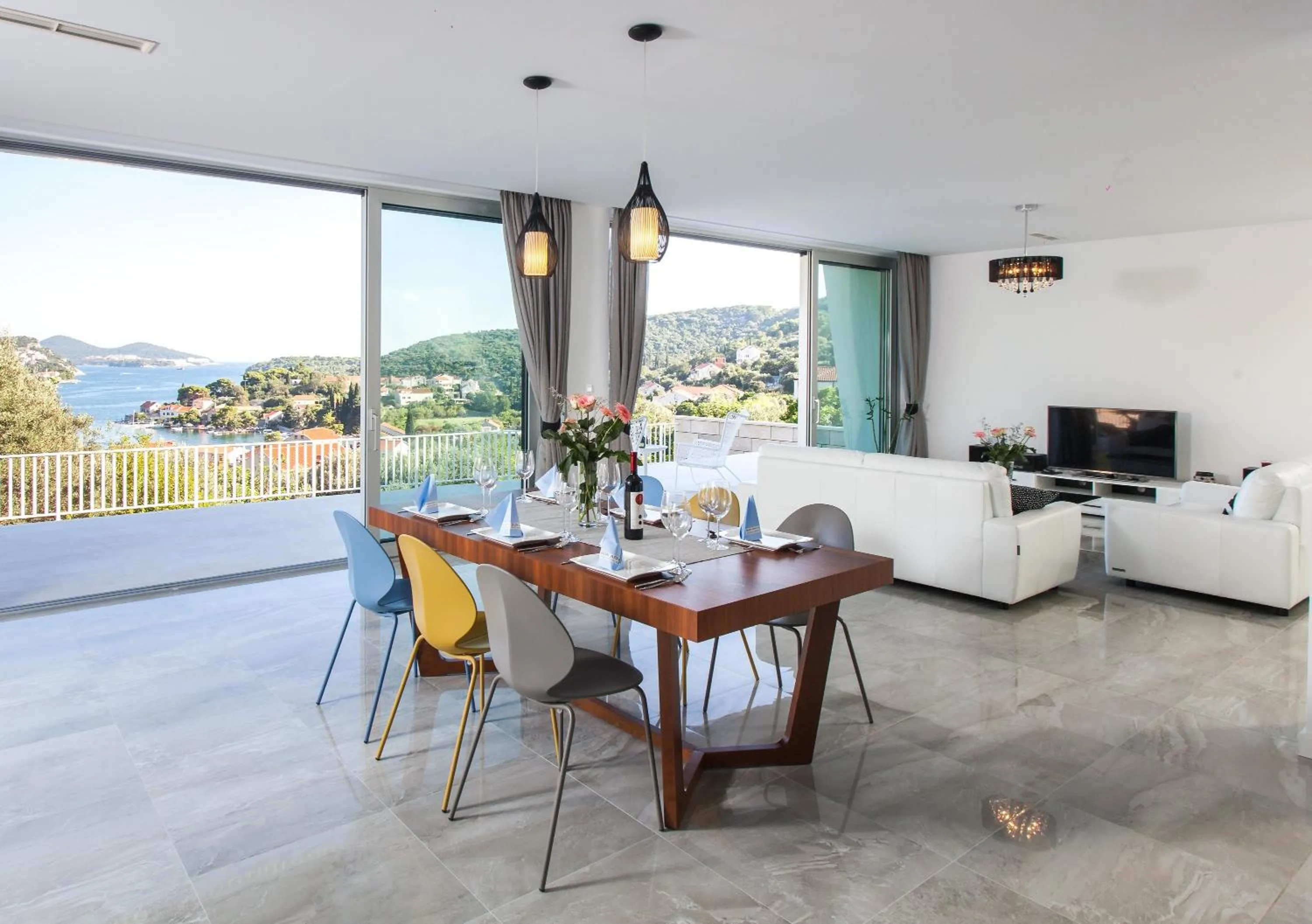 Living room in Villa Dupcic