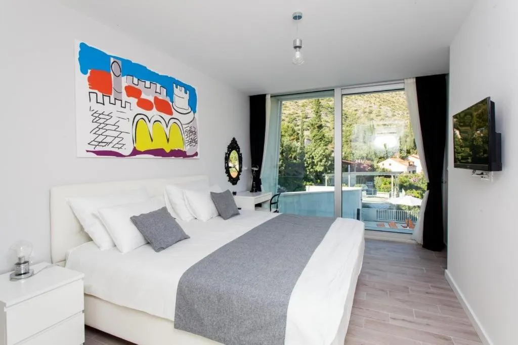 Bedroom, Bed in Villa Dupcic