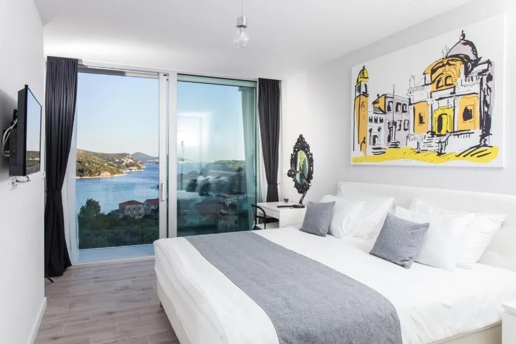 Bedroom, Bed in Villa Dupcic