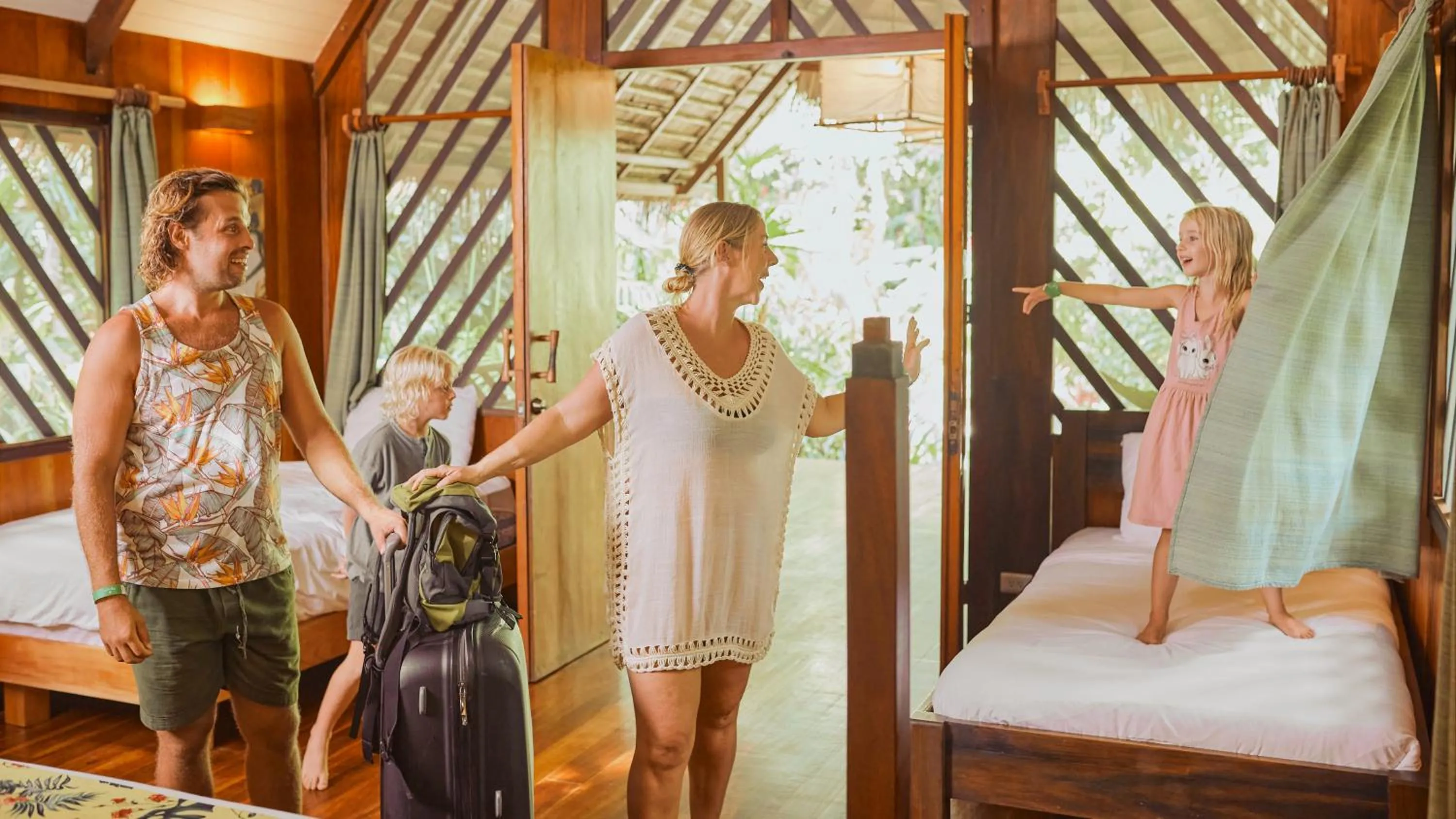 Bed in Hotel Shawandha Costa Rica