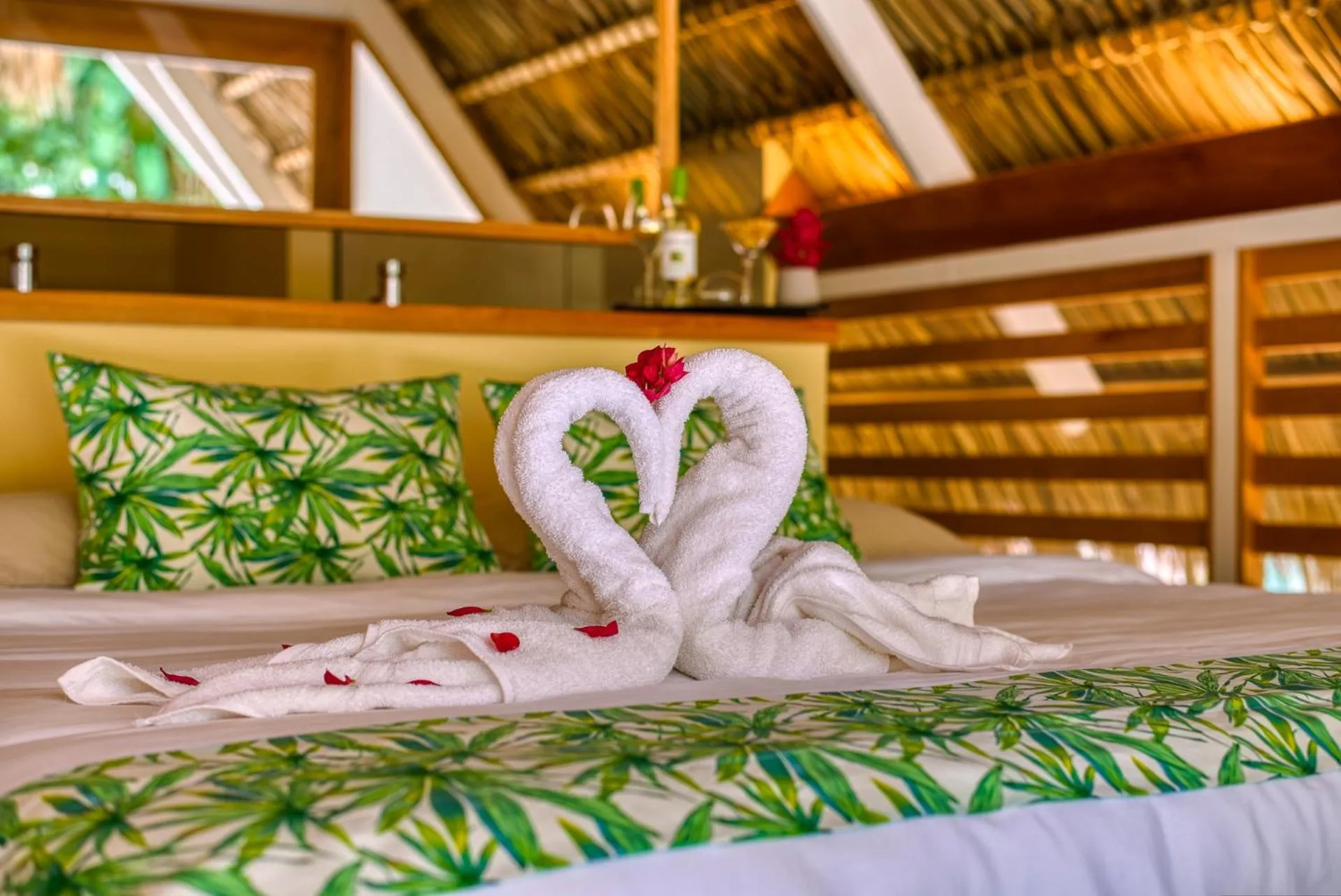 Bed in Hotel Shawandha Costa Rica