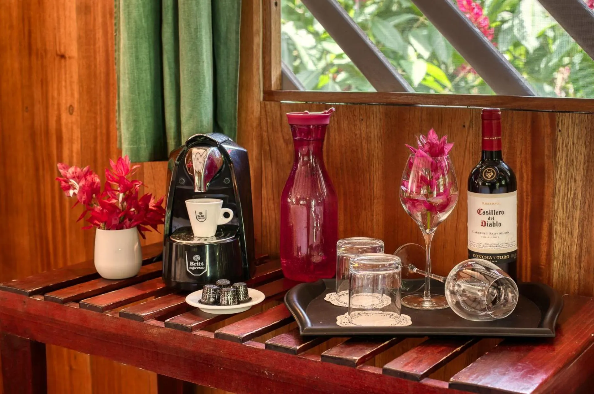 Drinks in Hotel Shawandha Costa Rica