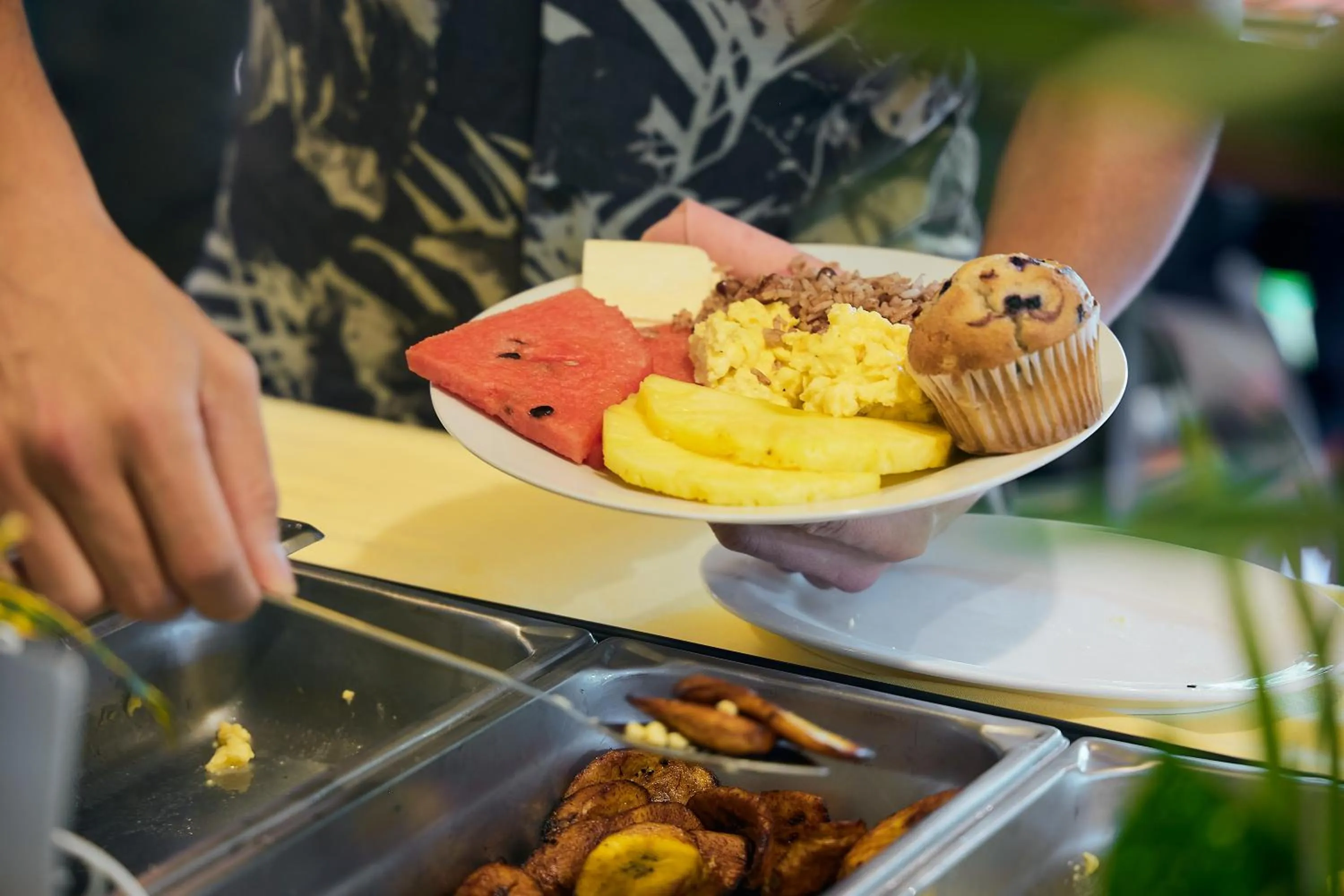Breakfast in Hotel Shawandha Costa Rica