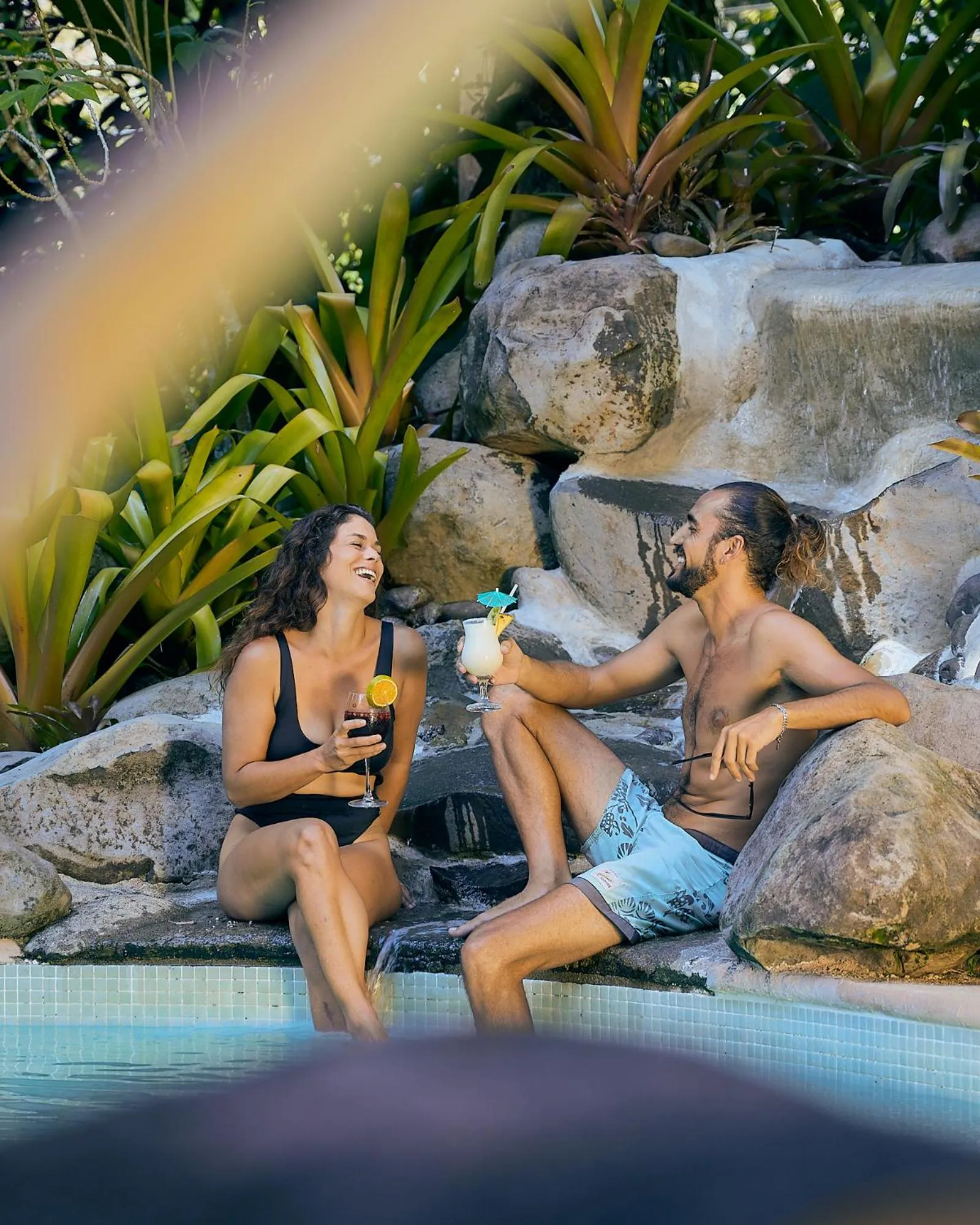 Pool view in Hotel Shawandha Costa Rica