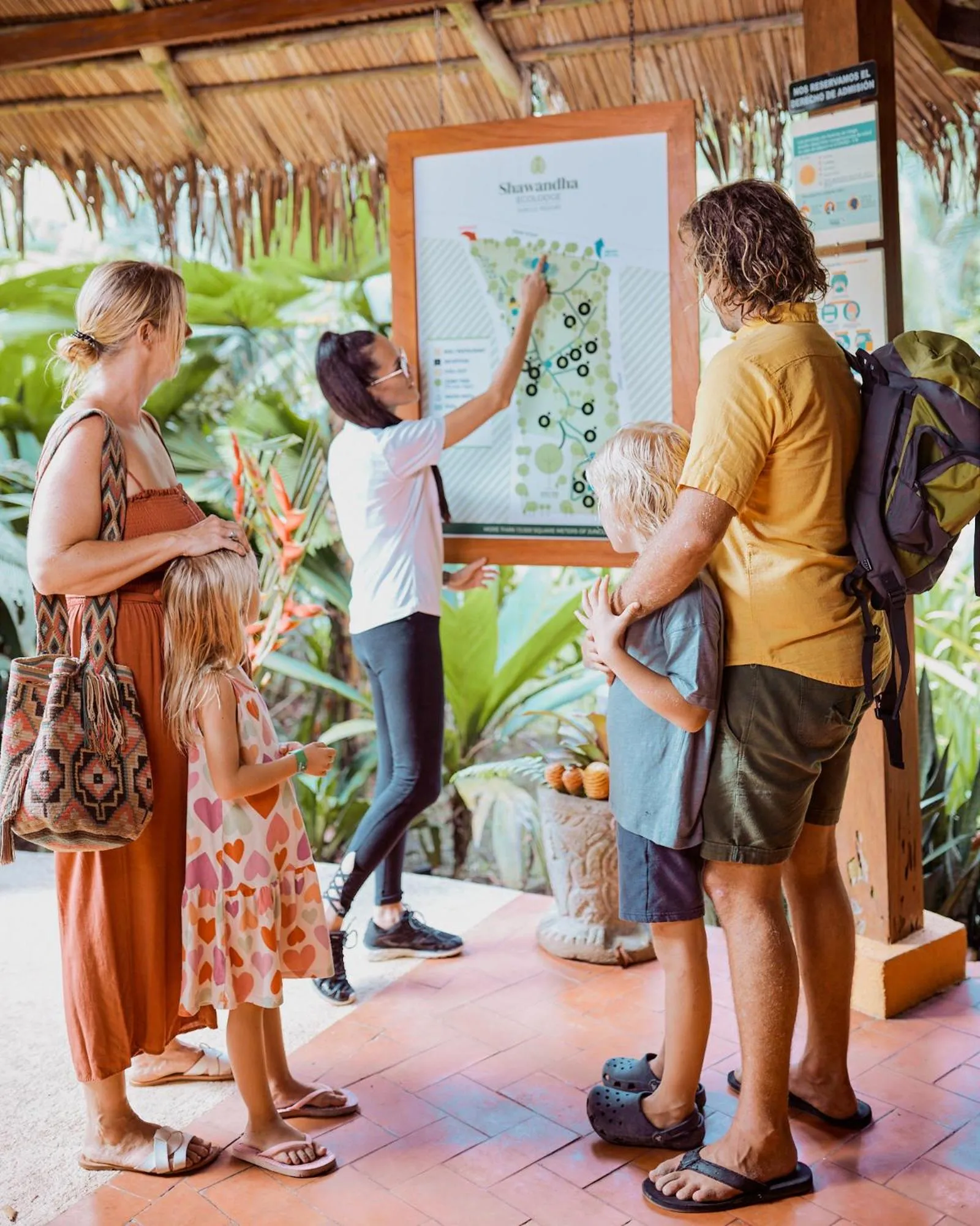 Lobby or reception in Hotel Shawandha Costa Rica