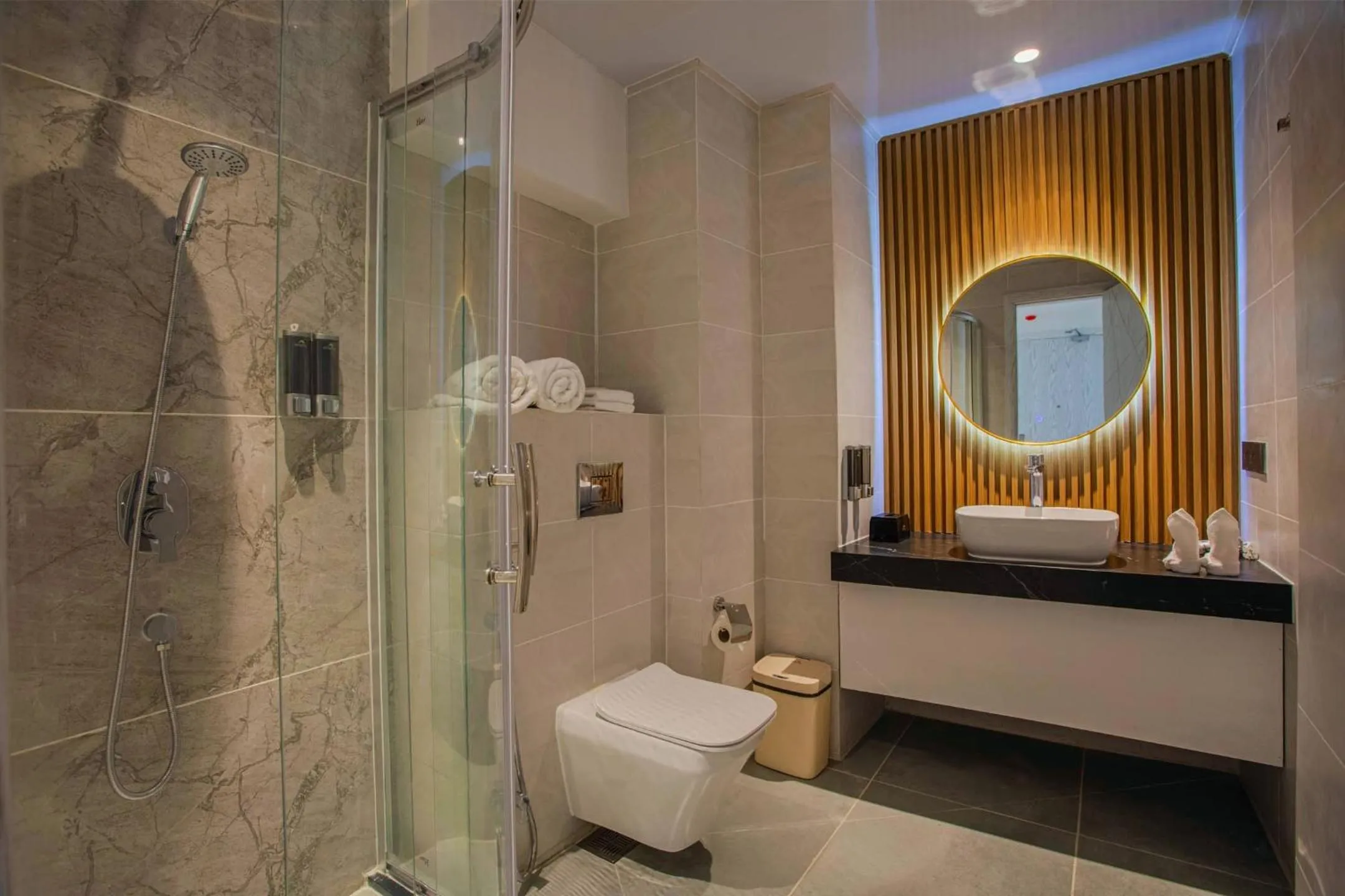 Toilet in Beach Heaven Guraidhoo by Beach Hotel Maldives