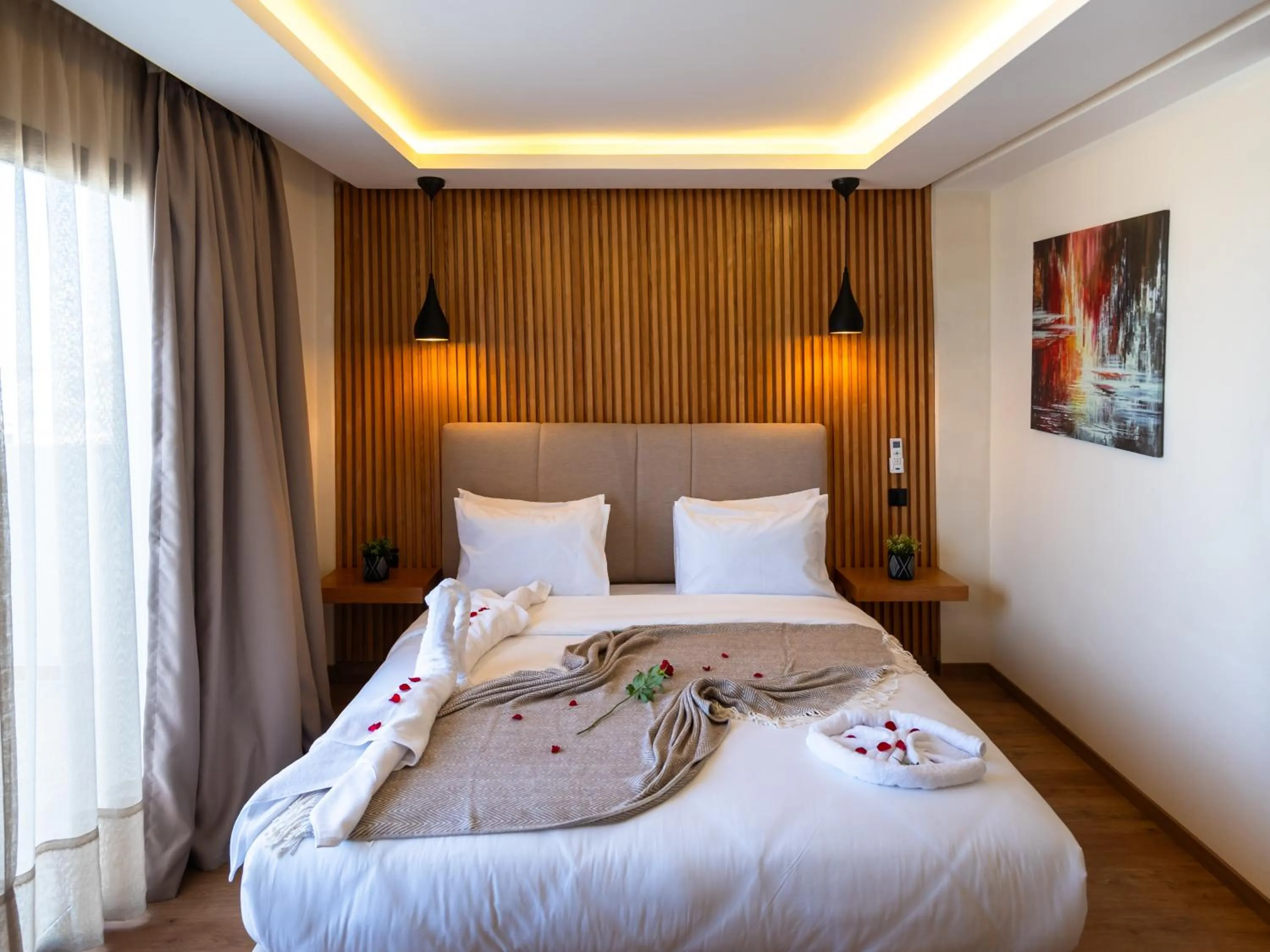 Bed in Unico Hotel Maarif