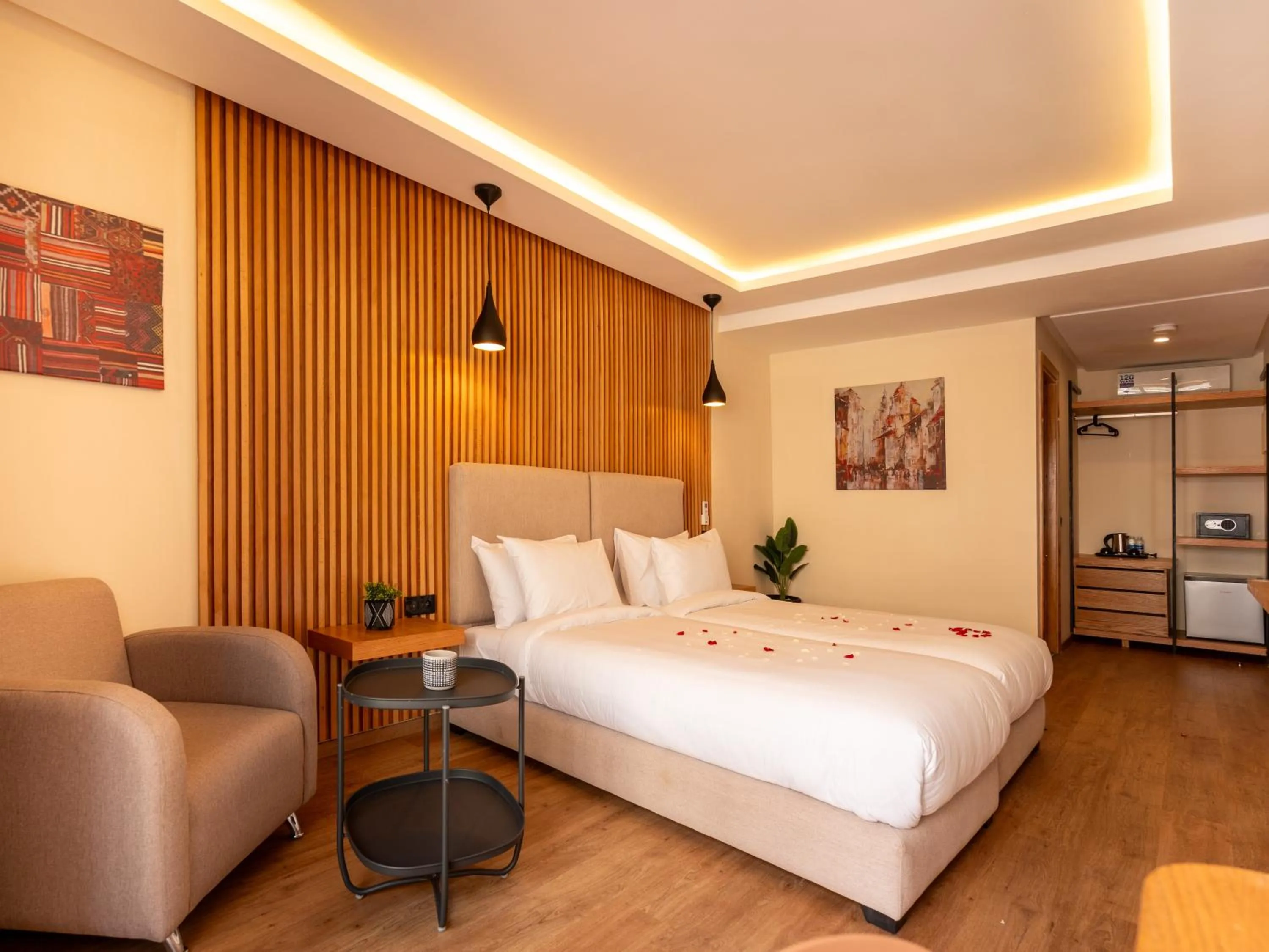 Bed in Unico Hotel Maarif